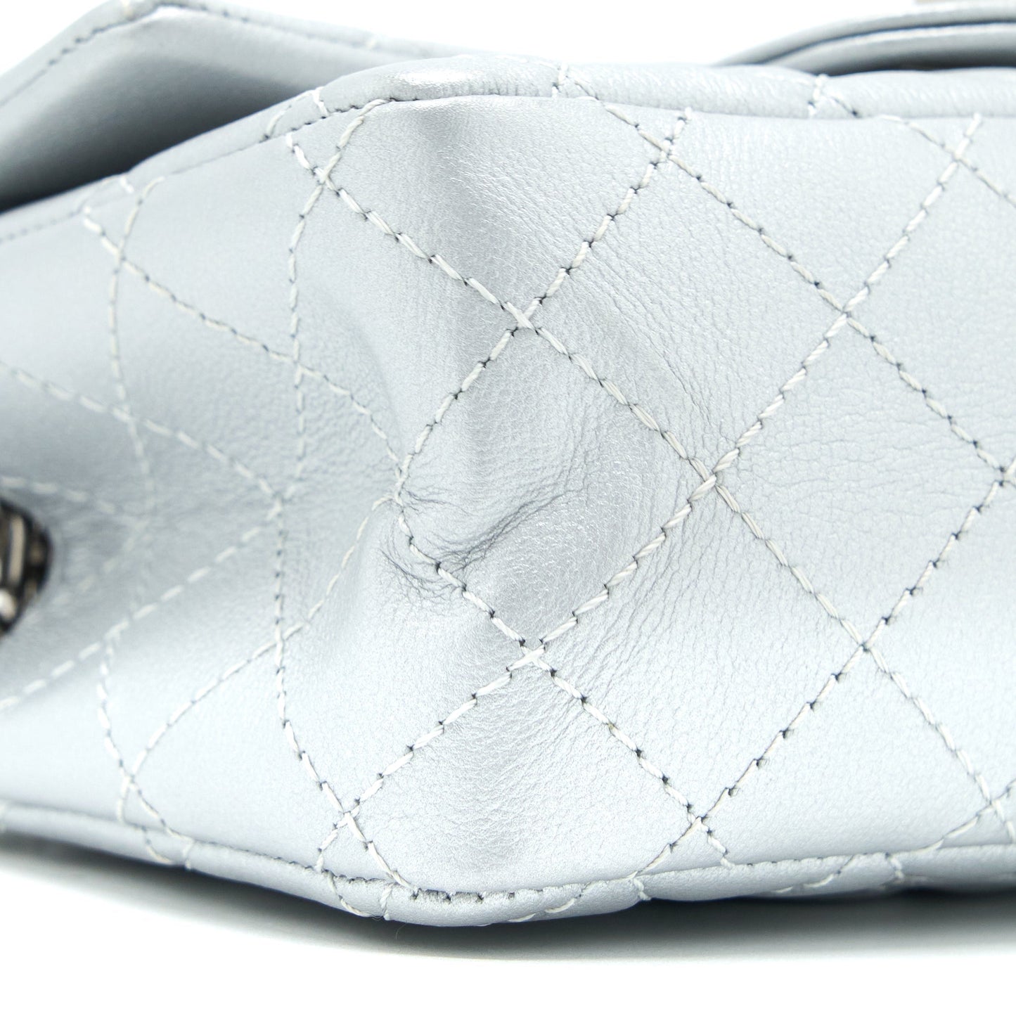 Chanel Mini 2.55 Reissue Flap Bag Calfskin Light Grey