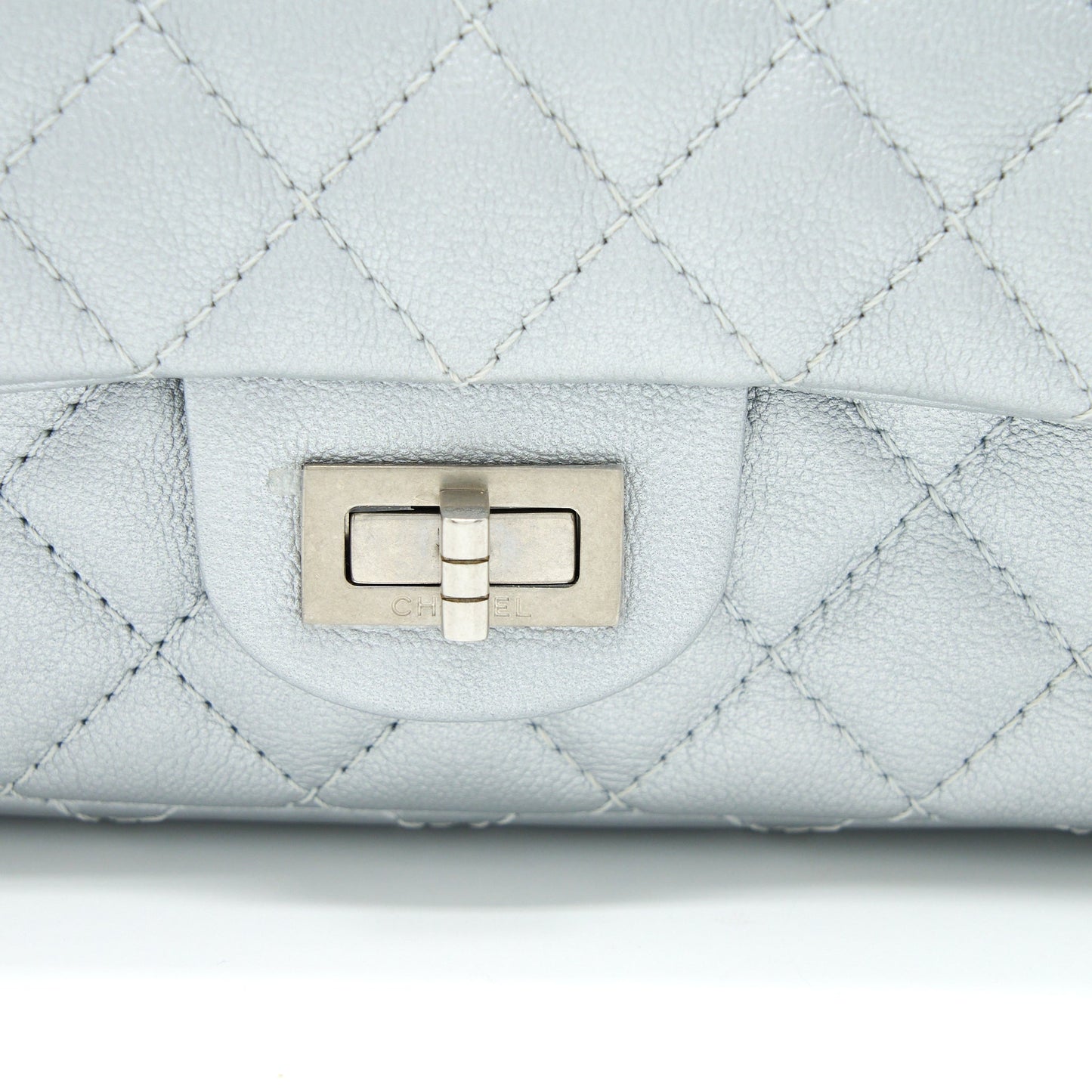 Chanel Mini 2.55 Reissue Flap Bag Calfskin Light Grey