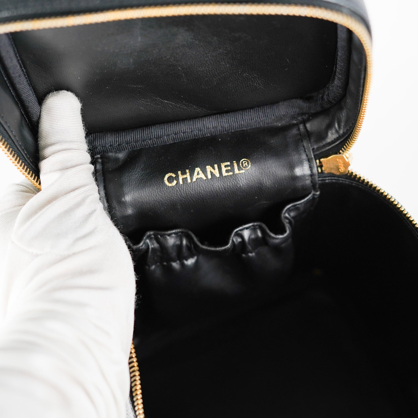 ITEM 11 - Chanel  Caviar Vanity