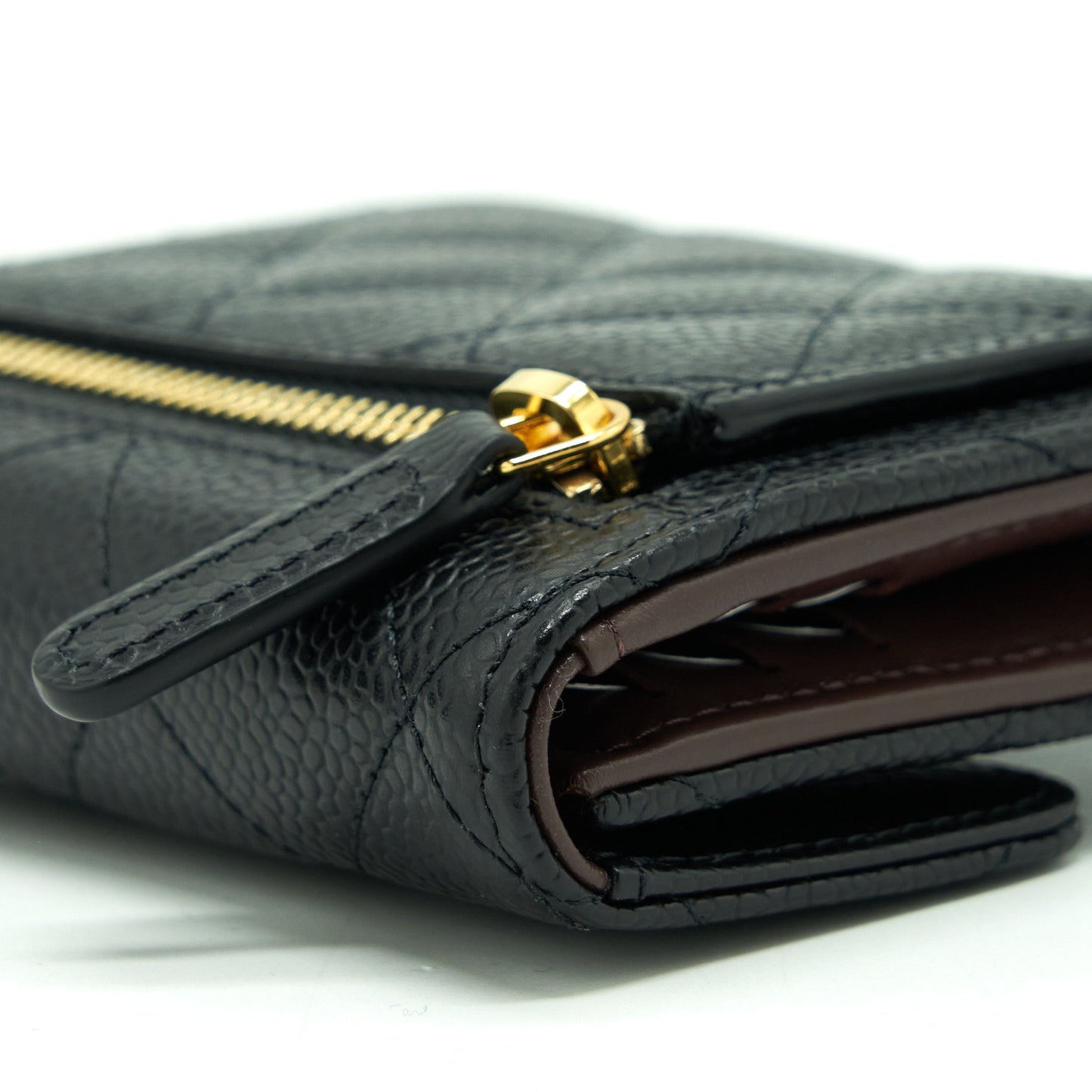 Chanel Classic Small Flap Wallet Caviar Black
