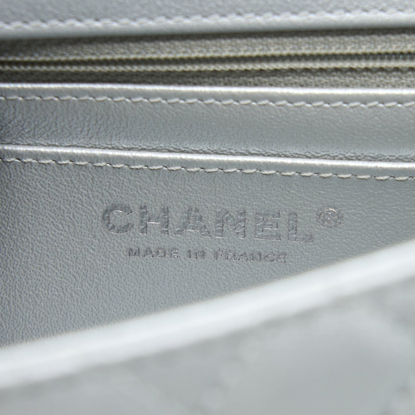 Chanel Mini 2.55 Reissue Flap Bag Calfskin Light Grey