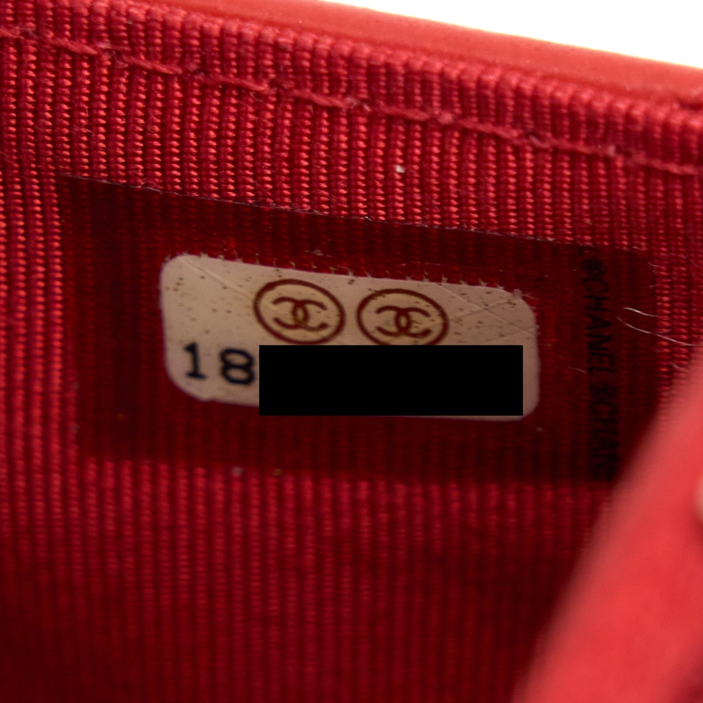 Chanel Classic Wallet On Chain Lambskin Orange Red