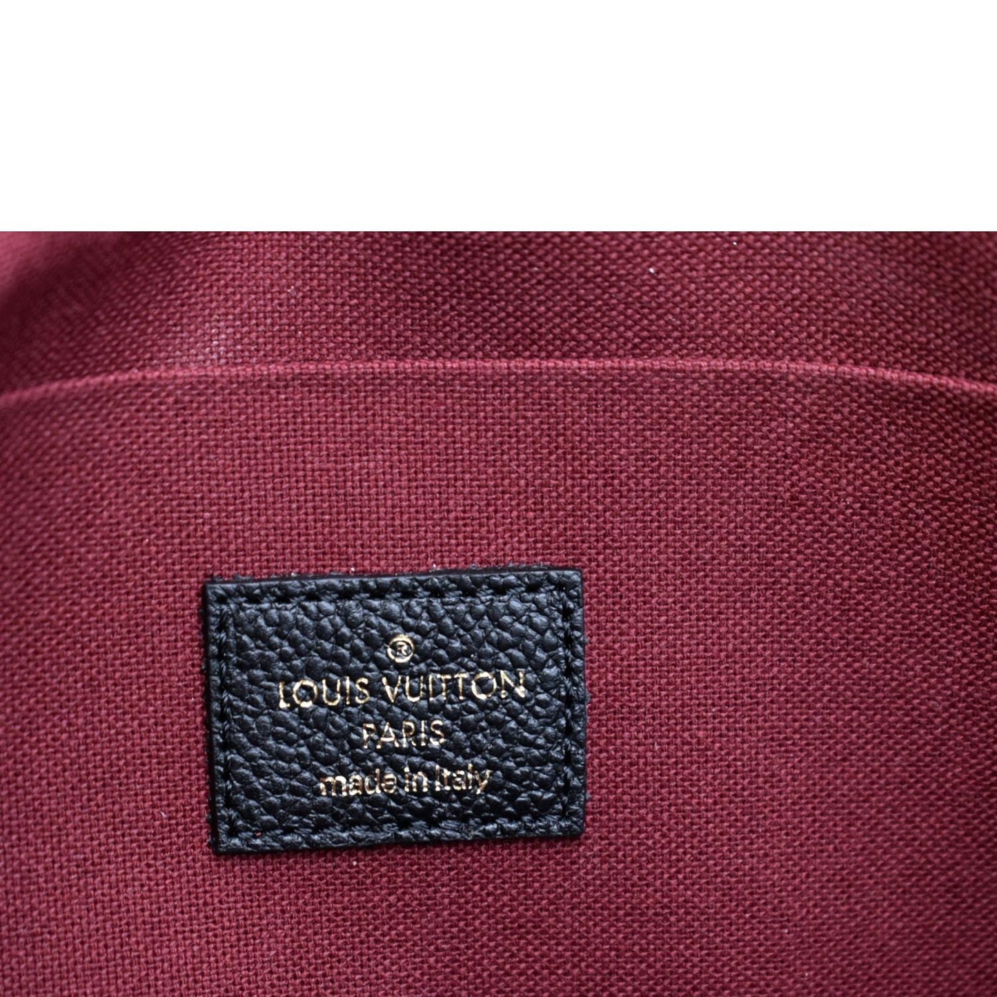 LOUIS VUITTON Felicie Pochette Monogram Empreinte Crossbody Bag Bicolor