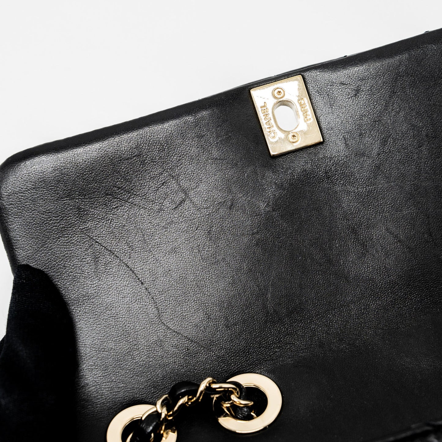 Chanel Mont Coco Mini Flap Bag Shiny Lambskin Black L