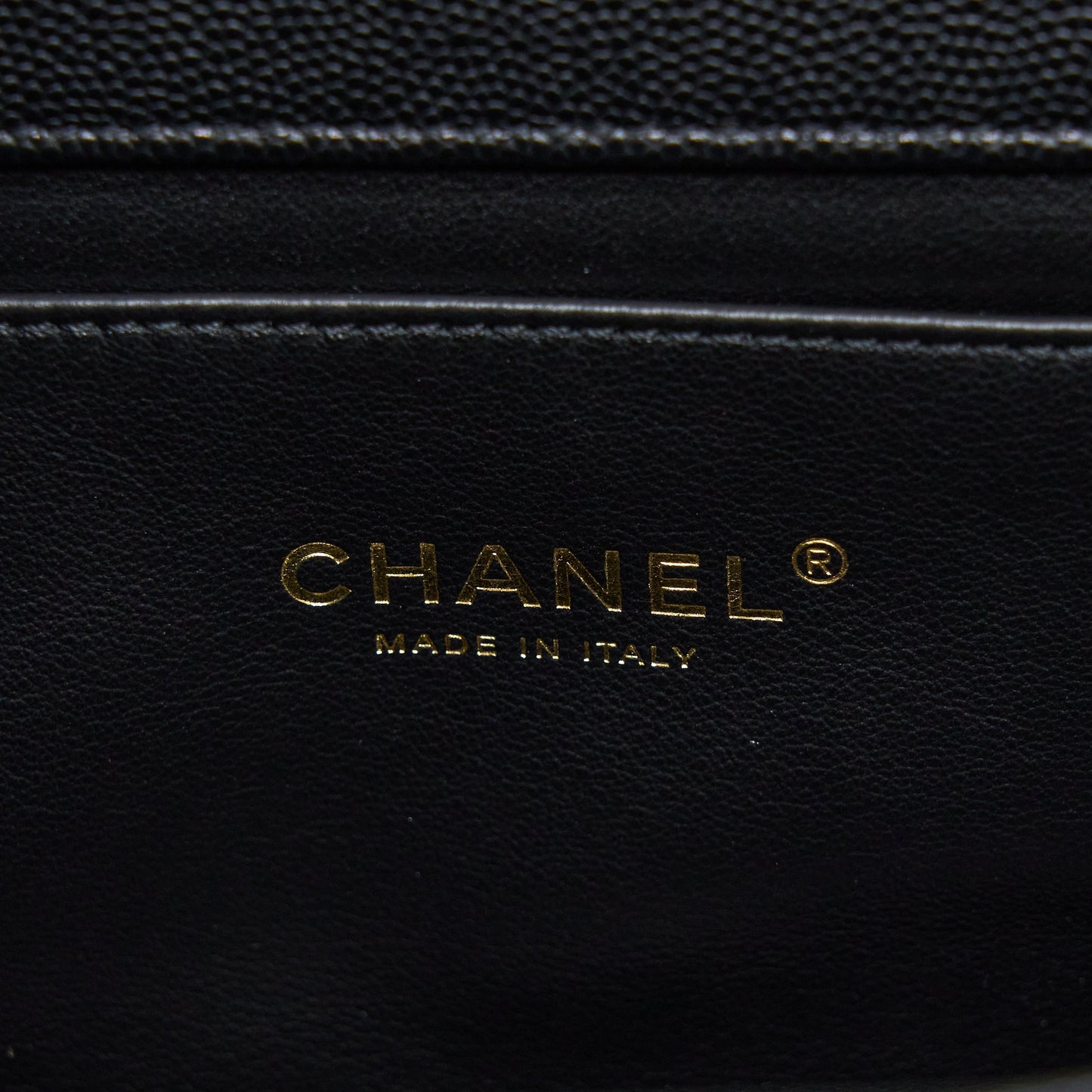 Chanel 22K Coco First Caviar Leather Black  (Microchip)
