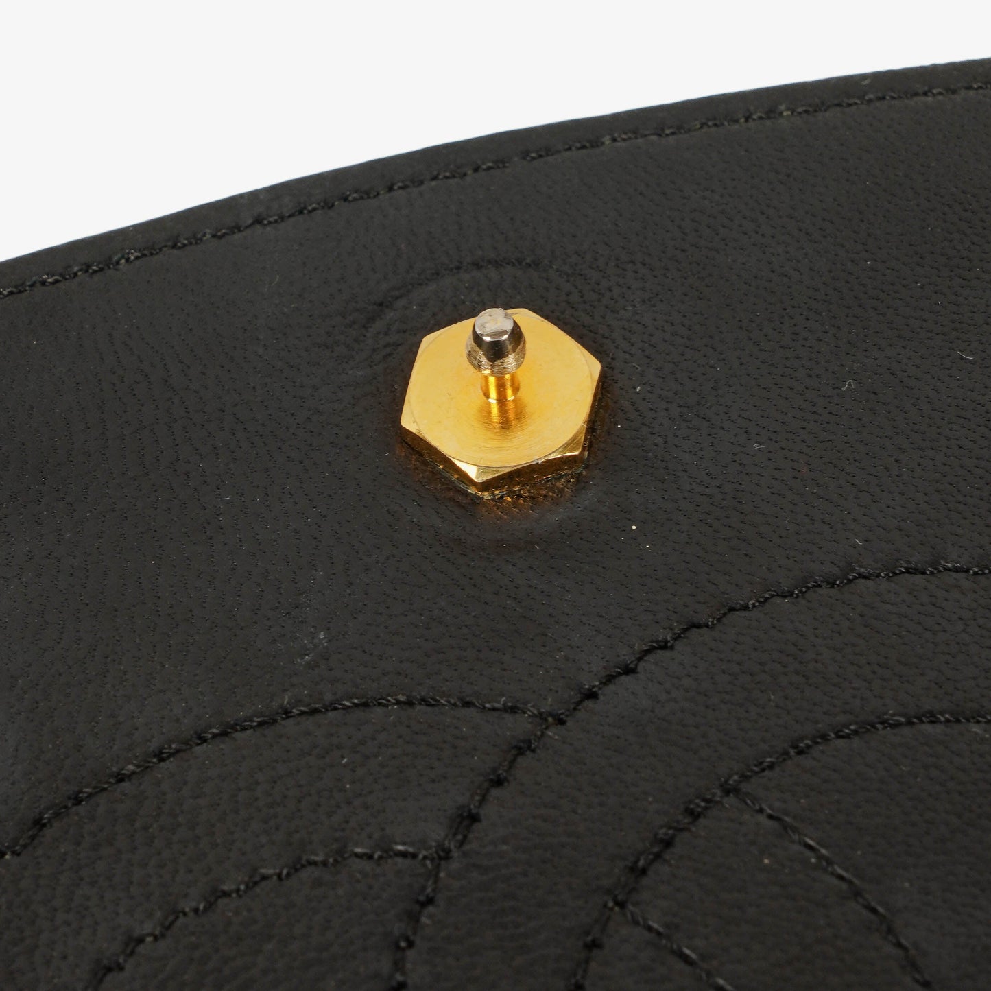 Chanel Small Half-Moon Flap Bag Black Quilted Lambskin