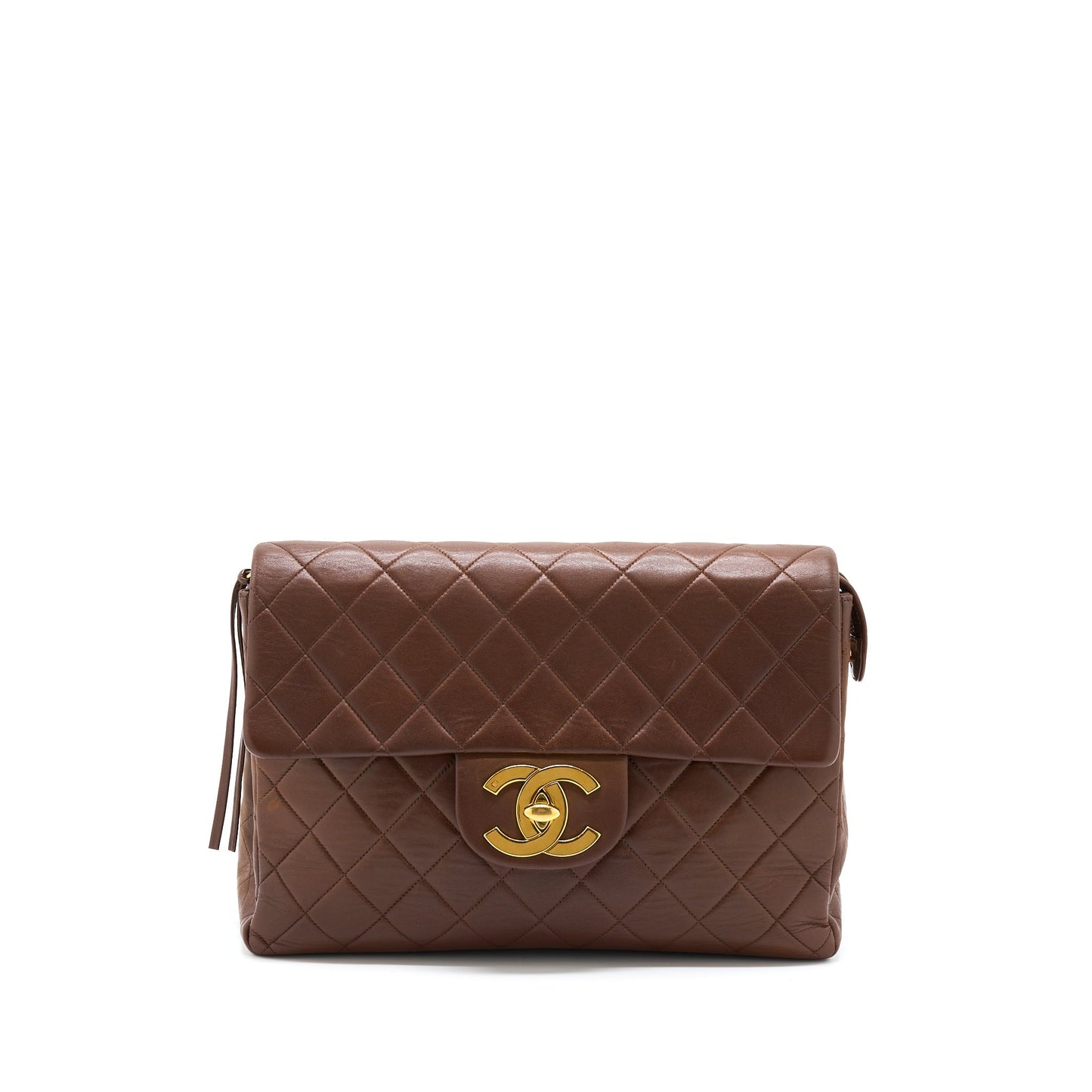 Chanel  Classic Timeless Backpack Lambskin Brown