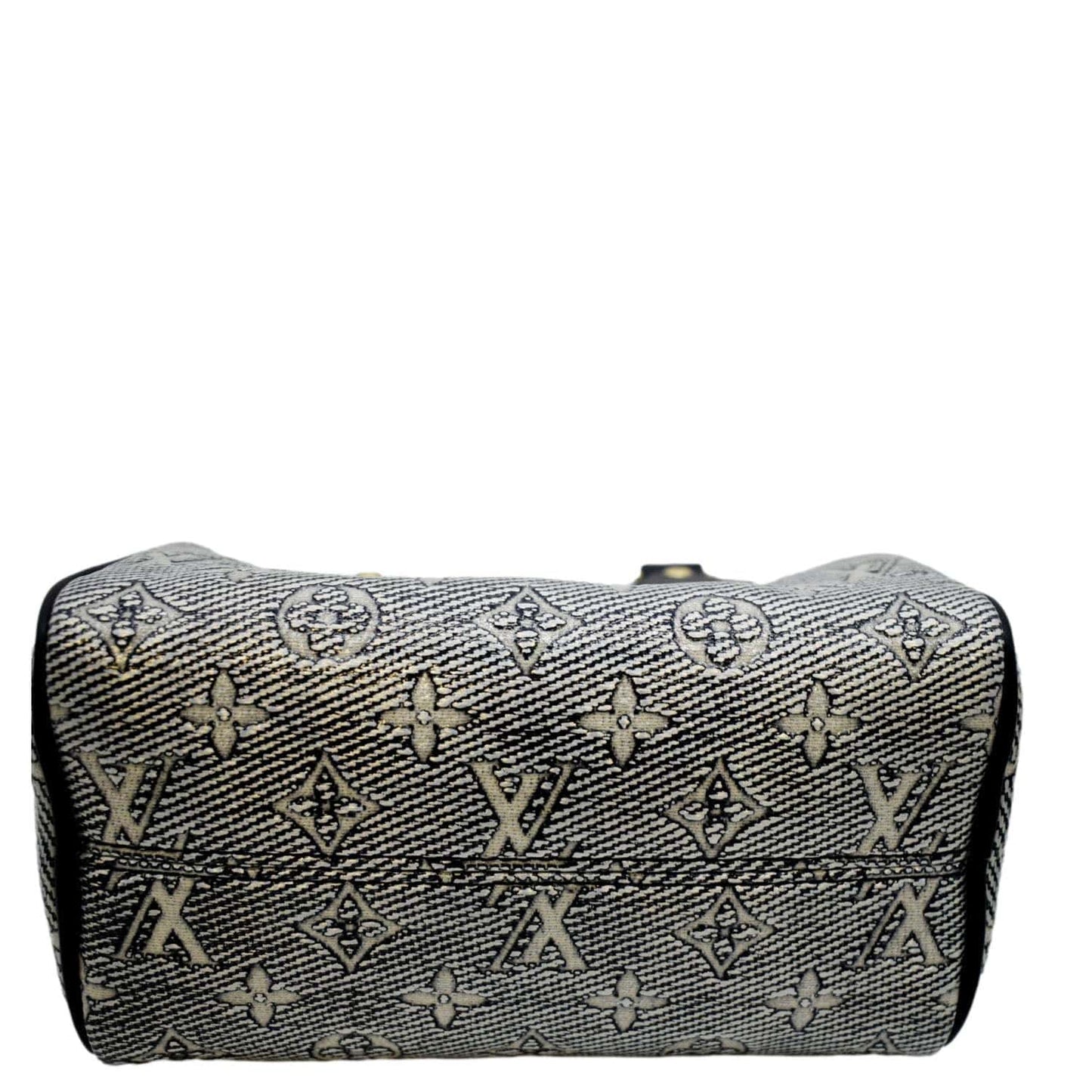LOUIS VUITTON  20 Bandouliere Monogram Jacquard Canvas Satchel Bag Blue