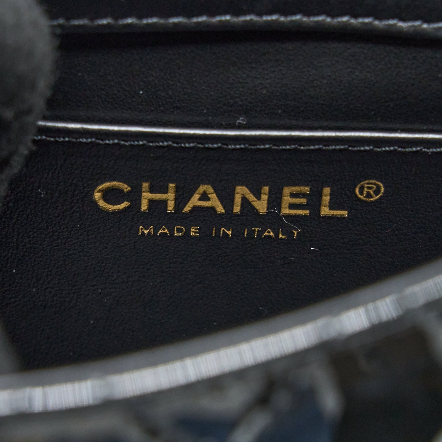 Chanel 22K Retro Classic New Square Mini Flap Bag Patent Black Brushed  (Microchip)