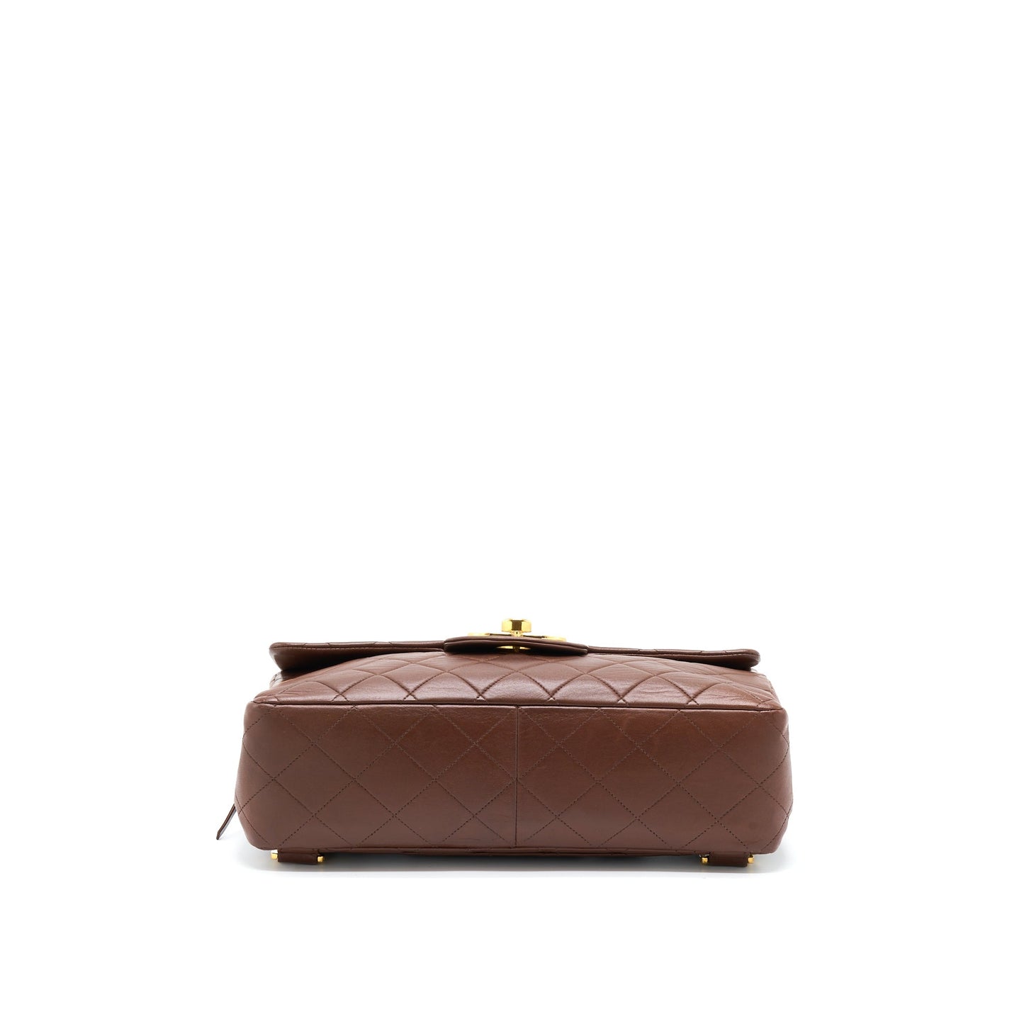 Chanel  Classic Timeless Backpack Lambskin Brown