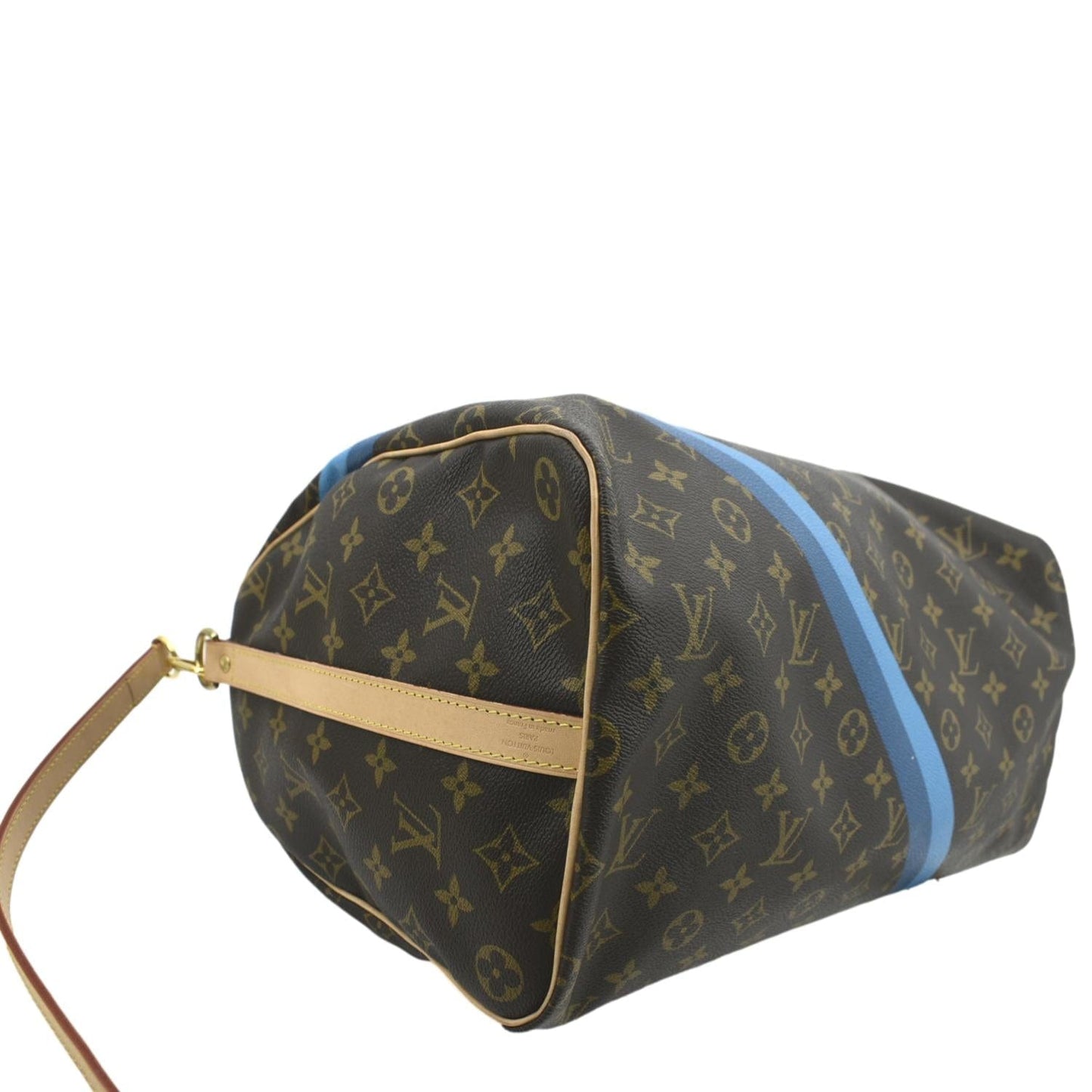 LOUIS VUITTON  40 Bandouliere Heritage Monogram Canvas Travel Bag Brown