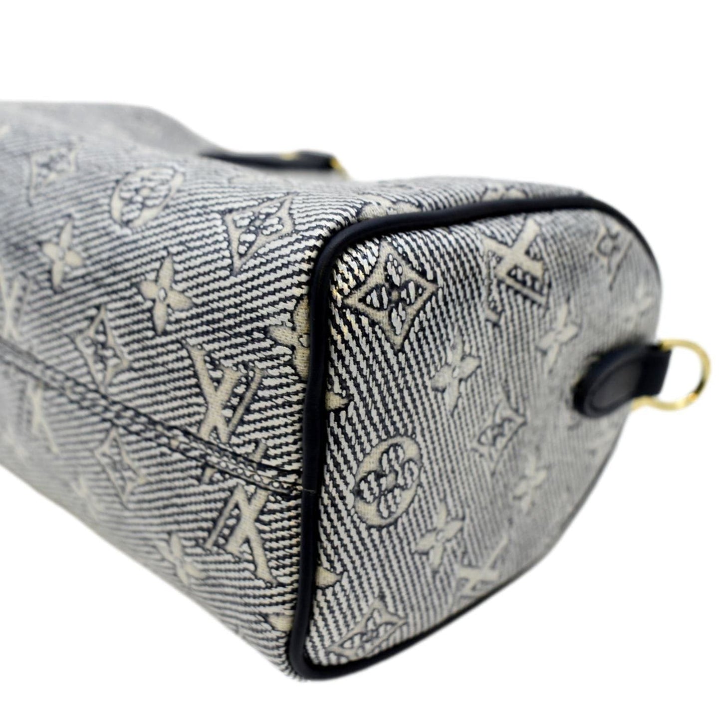 LOUIS VUITTON  20 Bandouliere Monogram Jacquard Canvas Satchel Bag Blue