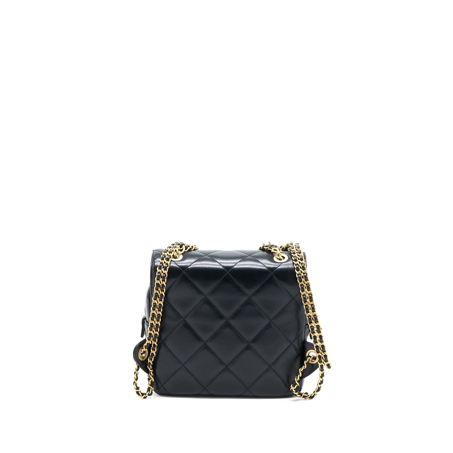 Chanel 23P Ado Backpack Lambskin Black  (Microchip)