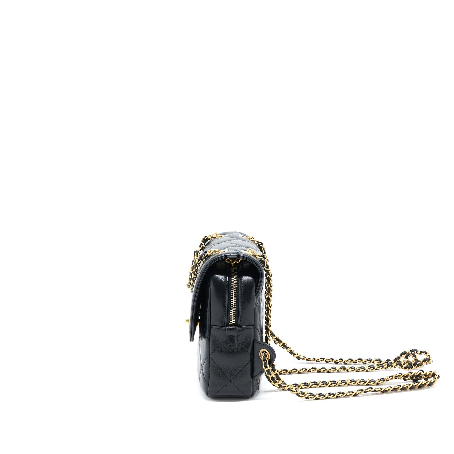 Chanel 23P Ado Backpack Lambskin Black  (Microchip)