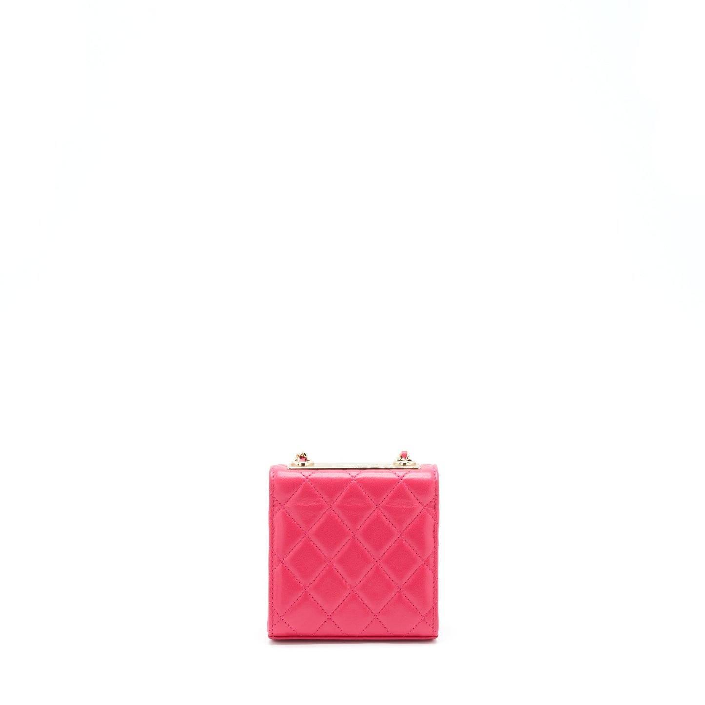 Chanel Mini Trendy CC Wallet On Chain Lambskin Pink L