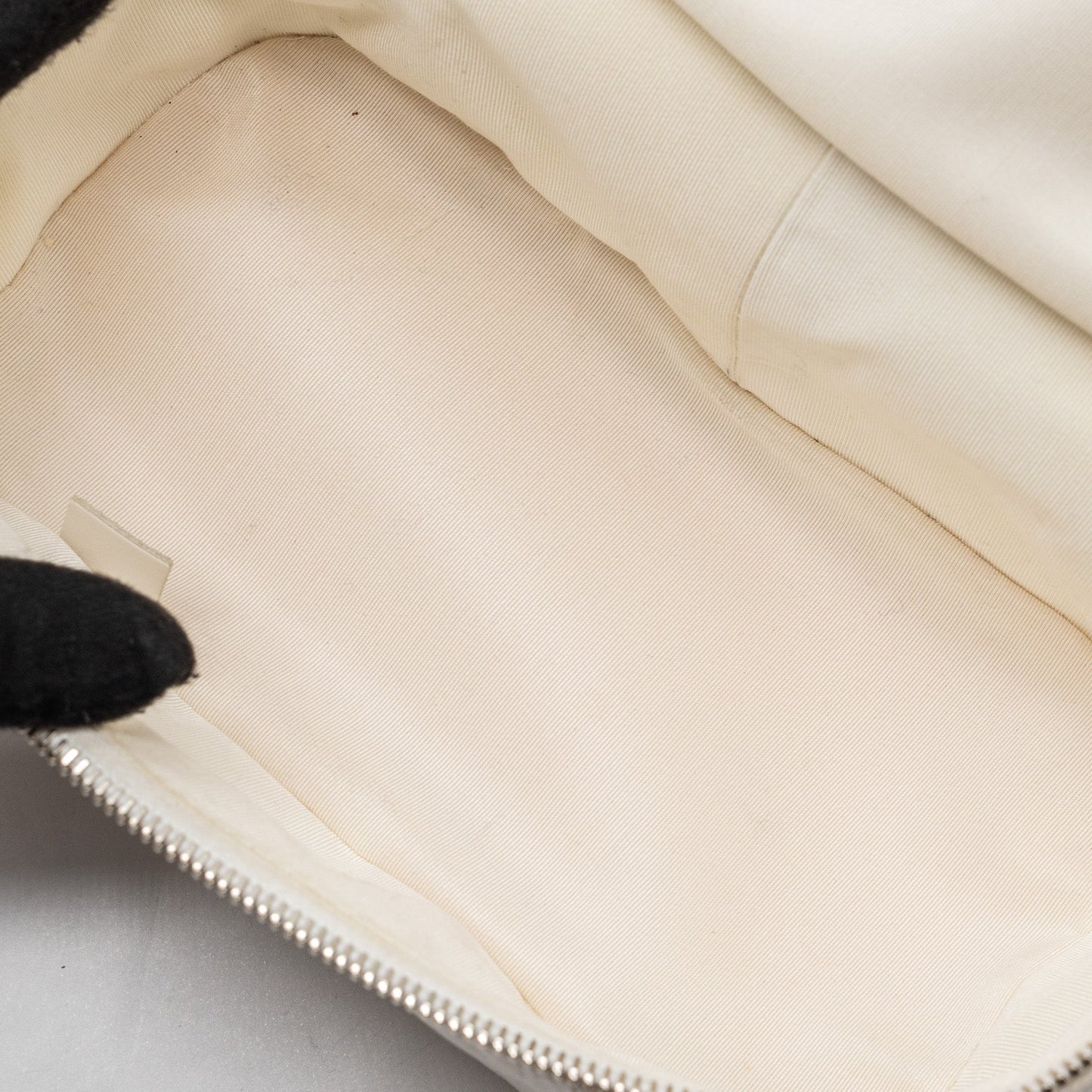 CHANEL TRANSPARENT BACKPACK PVC/SHINY CALFSKIN WHITE