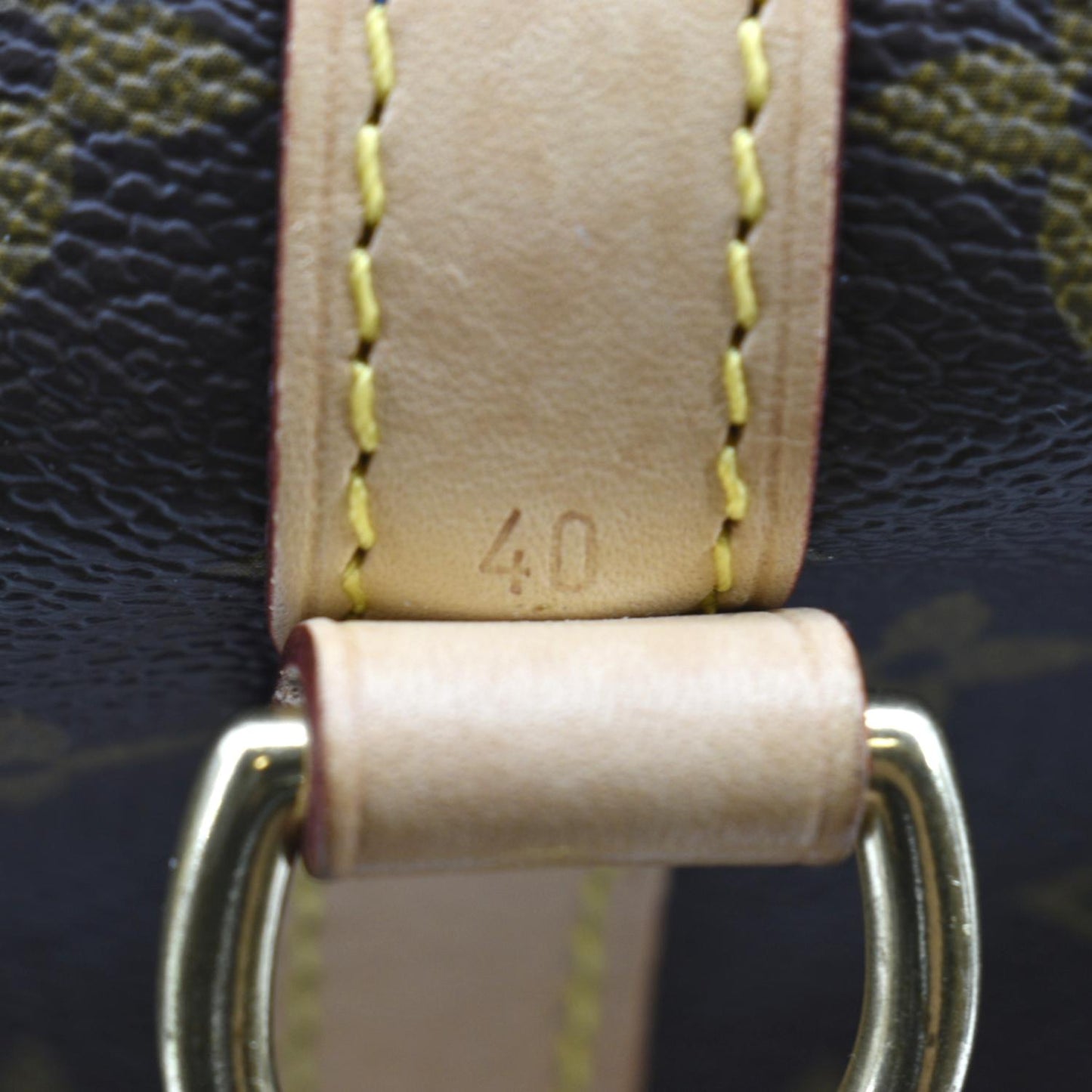 LOUIS VUITTON  40 Bandouliere Heritage Monogram Canvas Travel Bag Brown