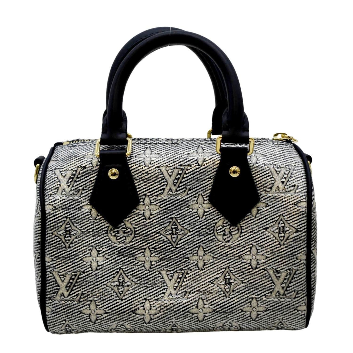 LOUIS VUITTON  20 Bandouliere Monogram Jacquard Canvas Satchel Bag Blue