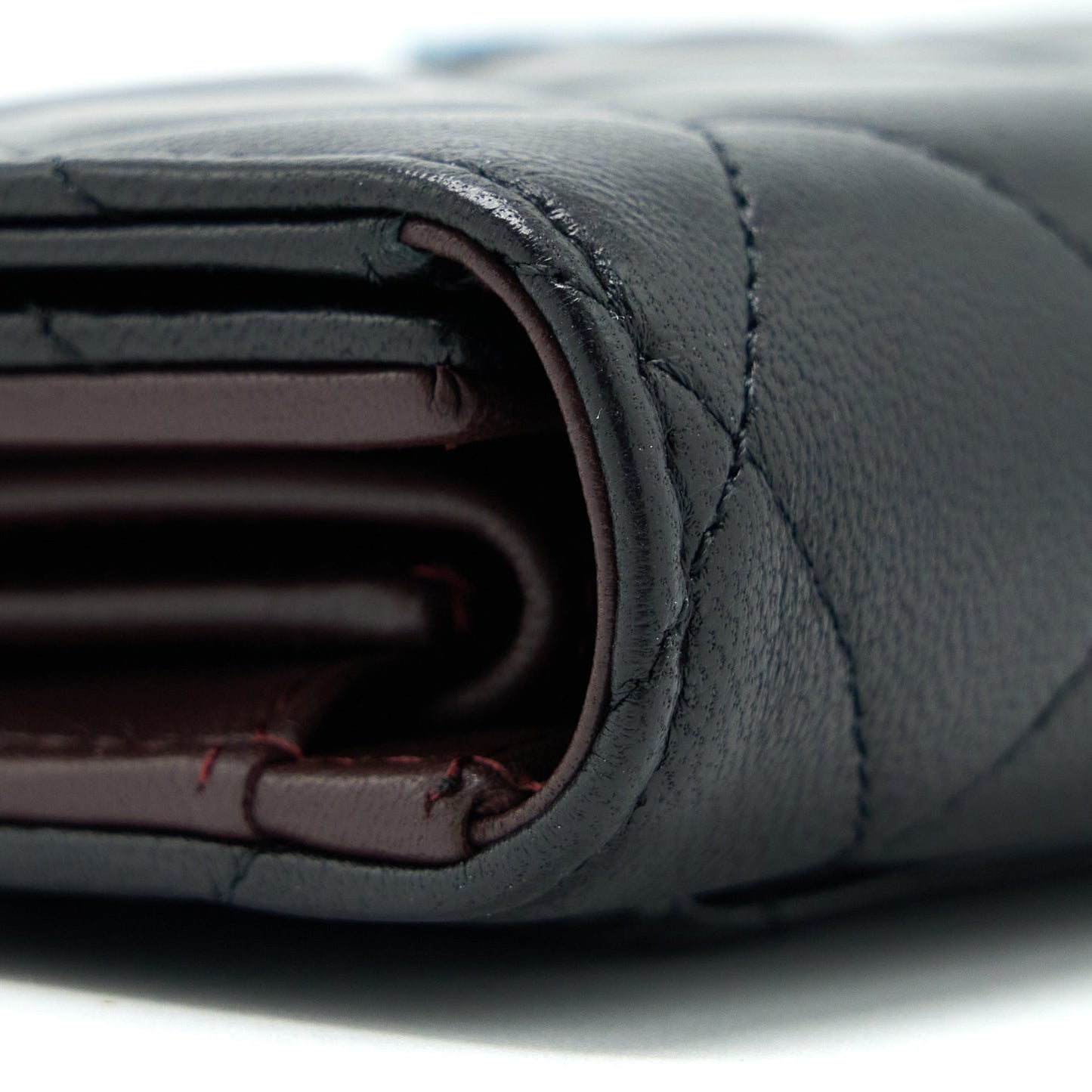 Chanel Classic Long Wallet Lambskin Black