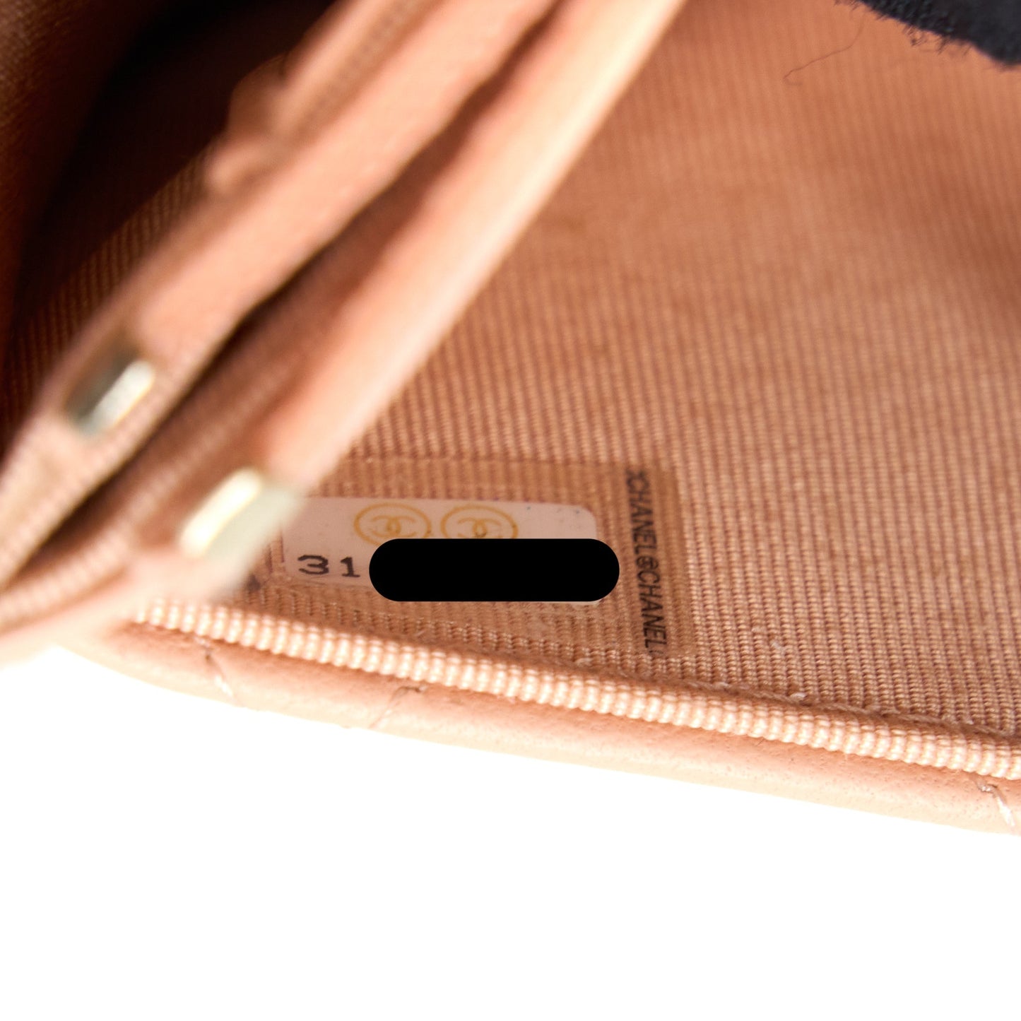 Chanel Classic Wallet on Chain Lambskin Light Pink L