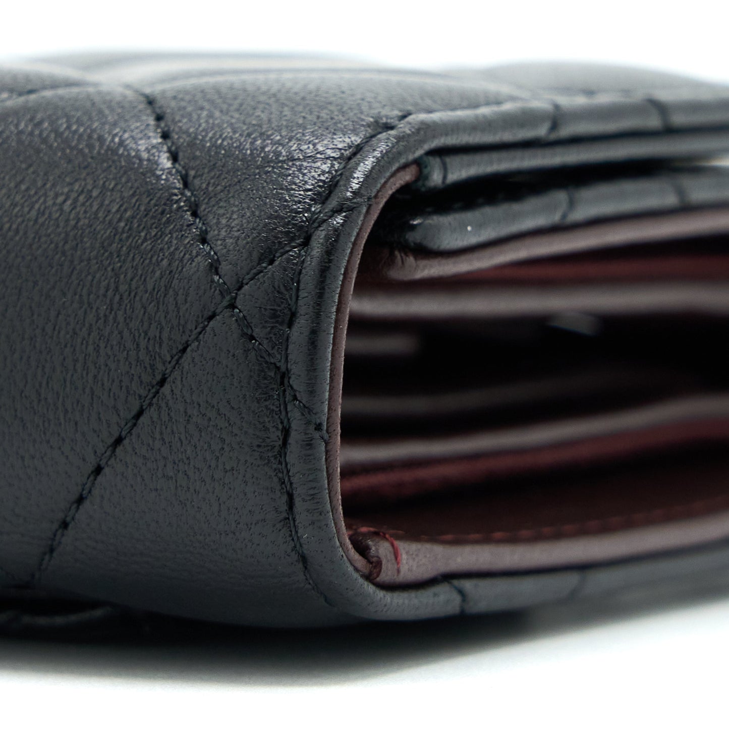 Chanel Classic Long Wallet Lambskin Black