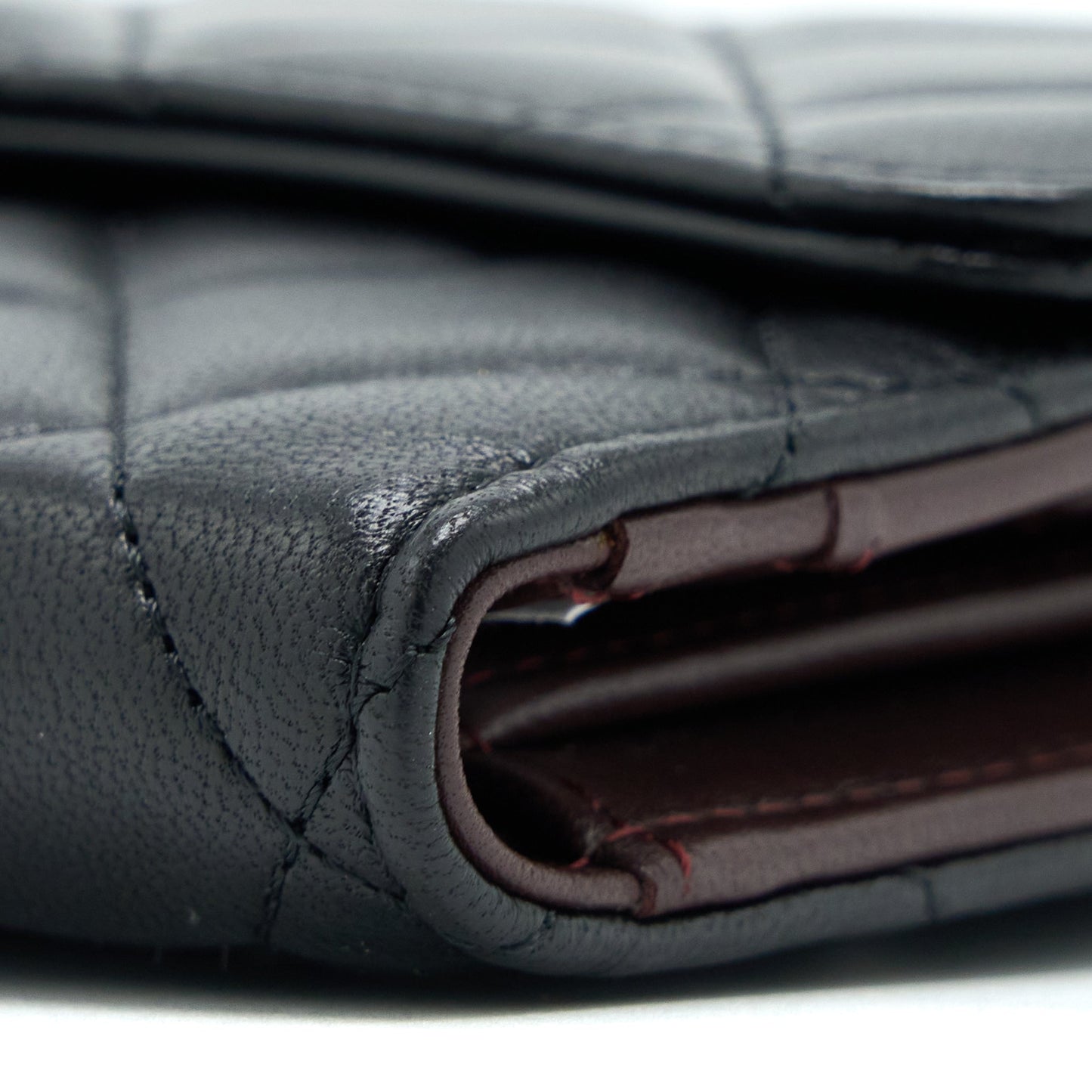 Chanel Classic Long Wallet Lambskin Black