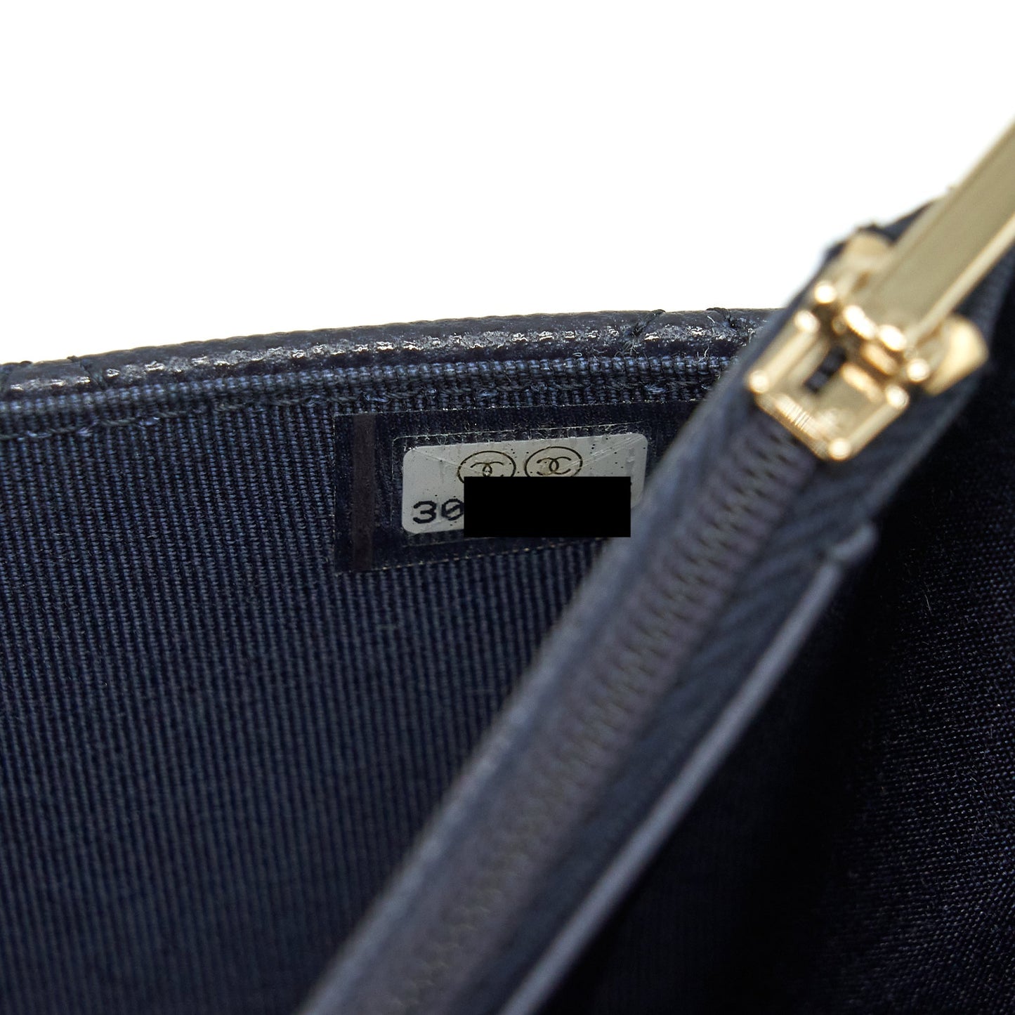Chanel Classic Wallet On Chain Caviar Navy Blue L