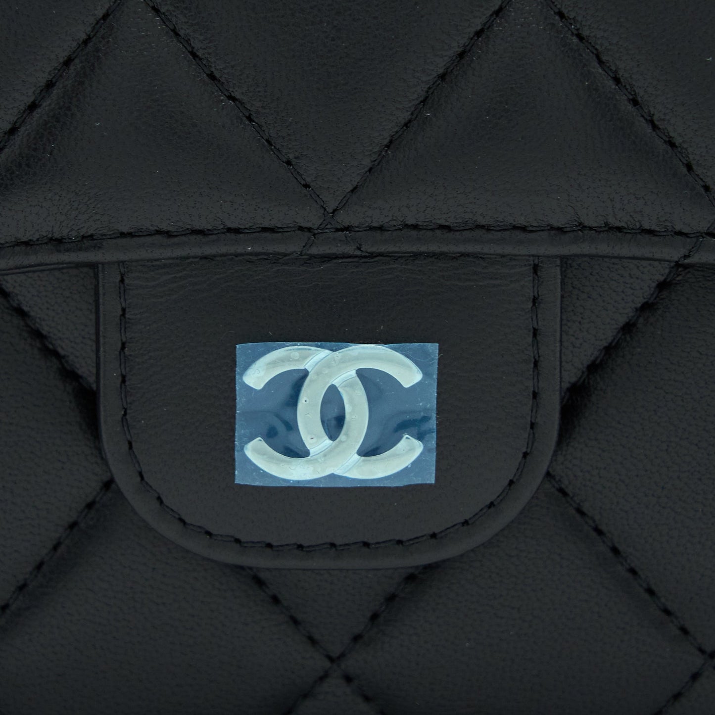 Chanel Classic Long Wallet Lambskin Black
