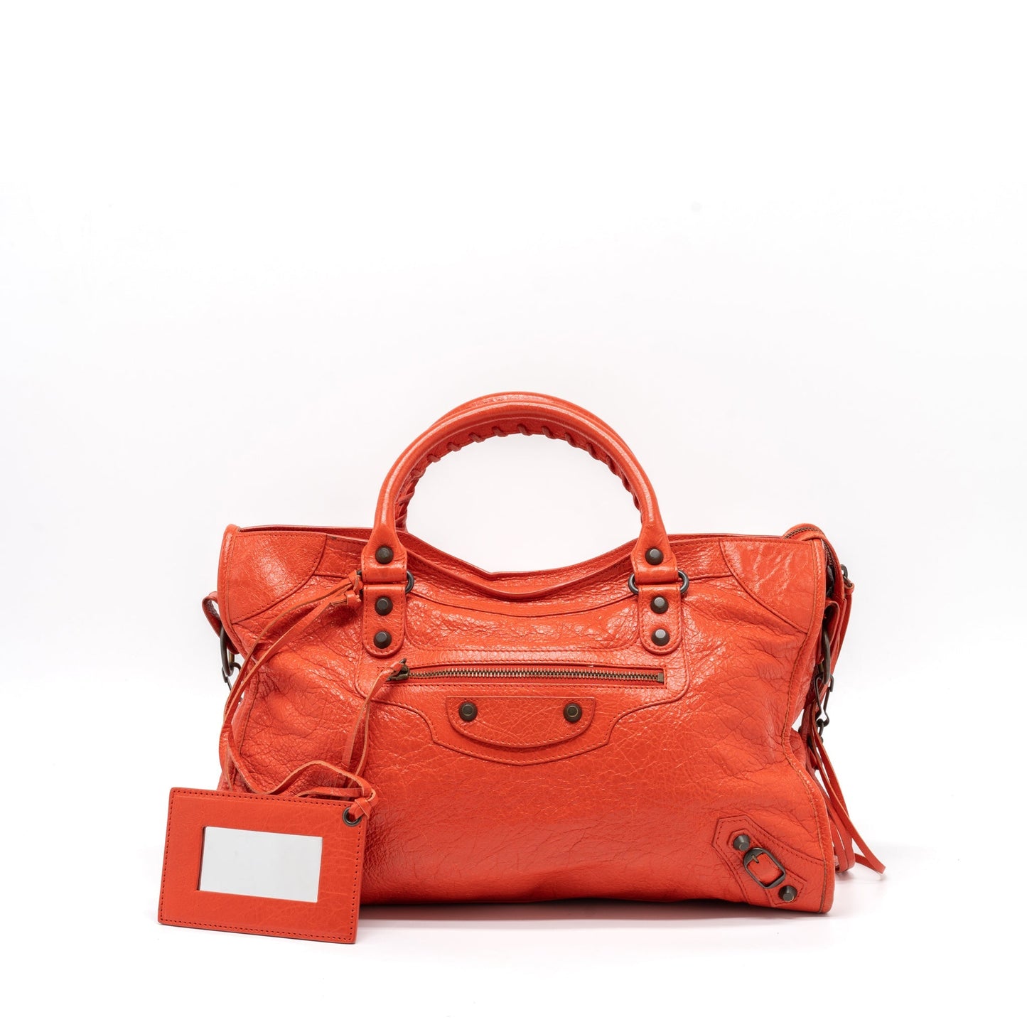 Balenciaga Classic City Purse Nappa Tomato/Red Black Hardware