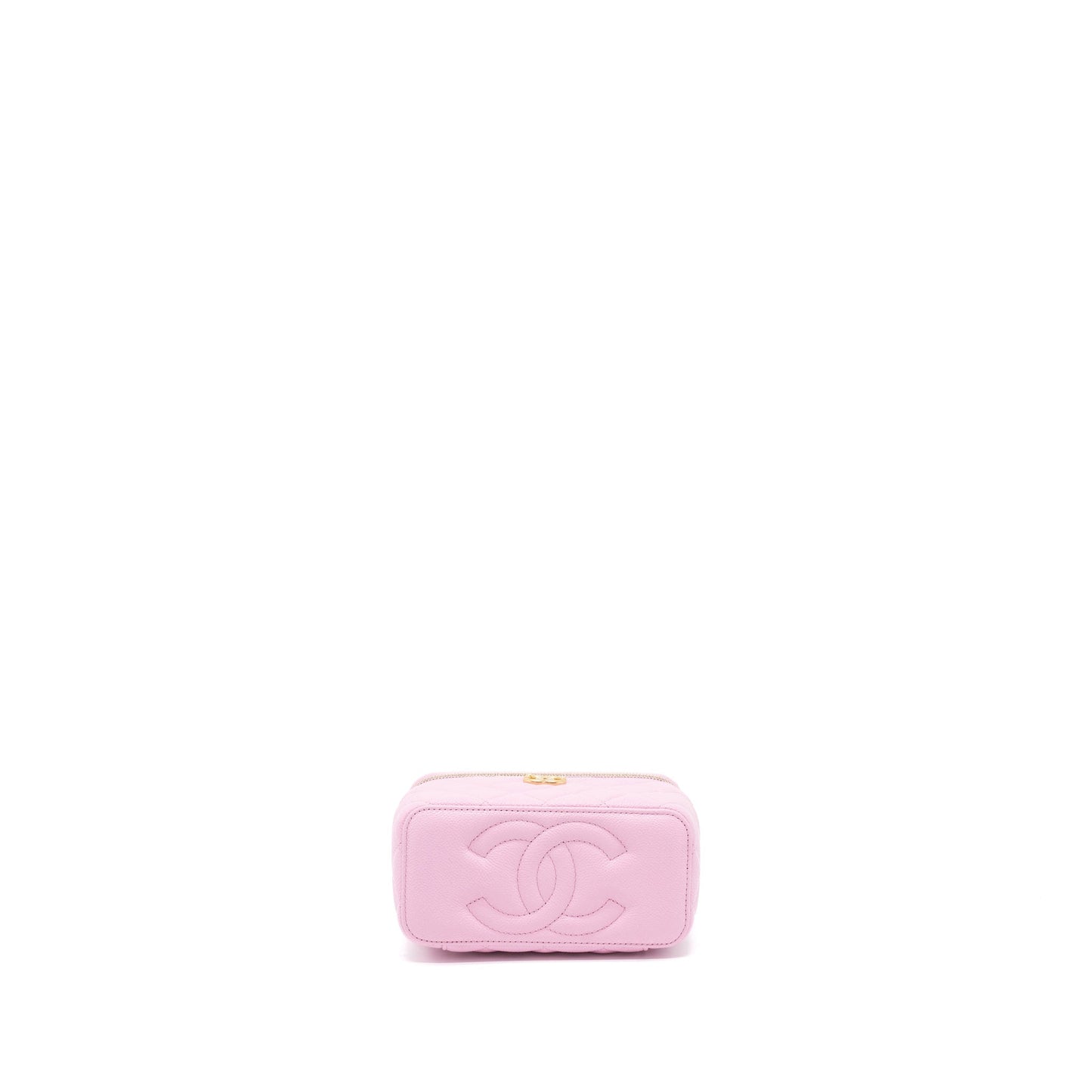 Chanel 23P Coco Love Long Vanity with Chain Caviar Pink  (Microchip)