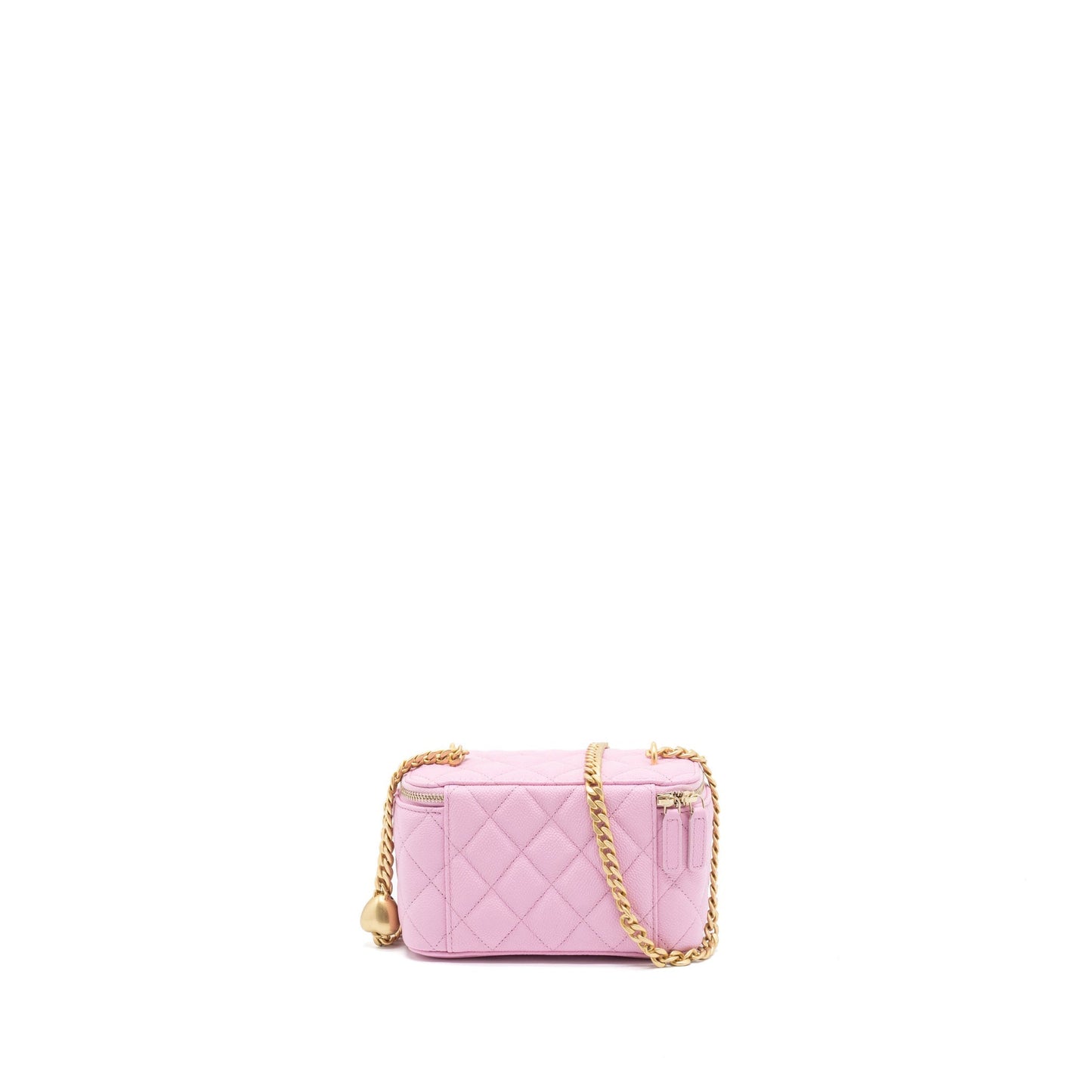 Chanel 23P Coco Love Long Vanity with Chain Caviar Pink  (Microchip)