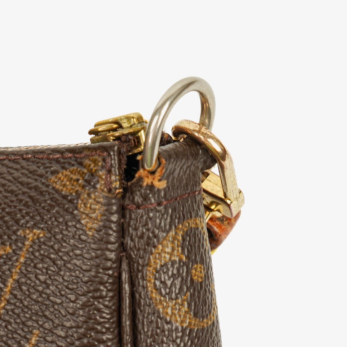 Louis Vuitton Pochette Accessoires Monogram Canvas Clutch Handbag