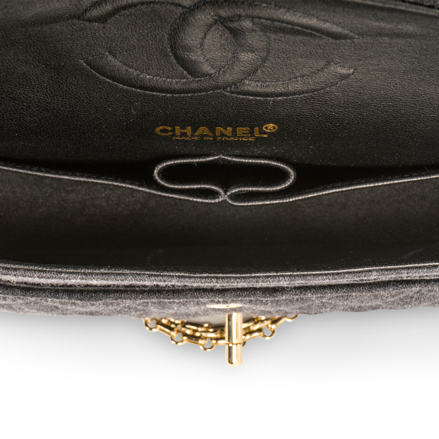 Chanel Jersey Classic Flap Bag - Medium