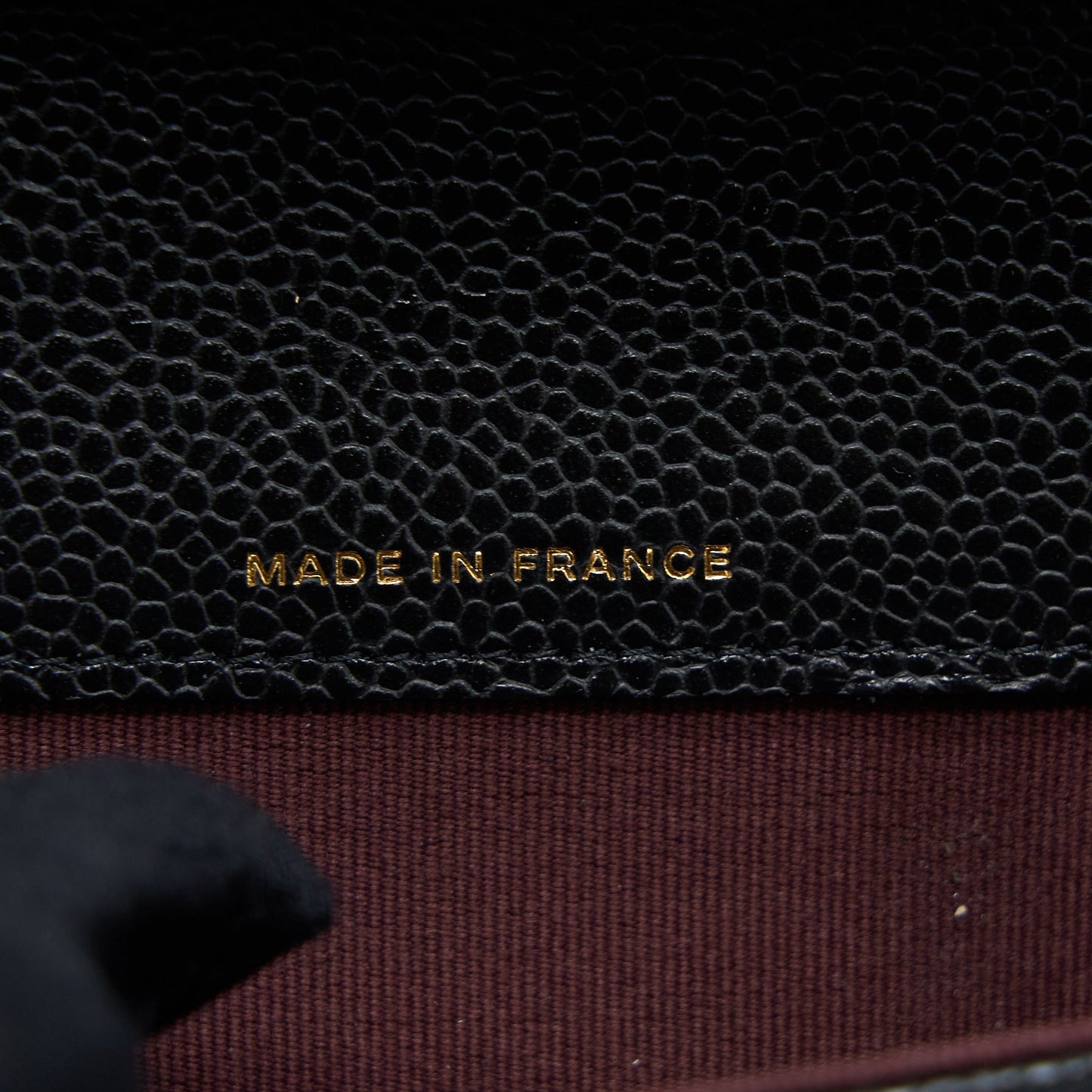 Chanel Classic Flap Card Holder Caviar Leather Black L