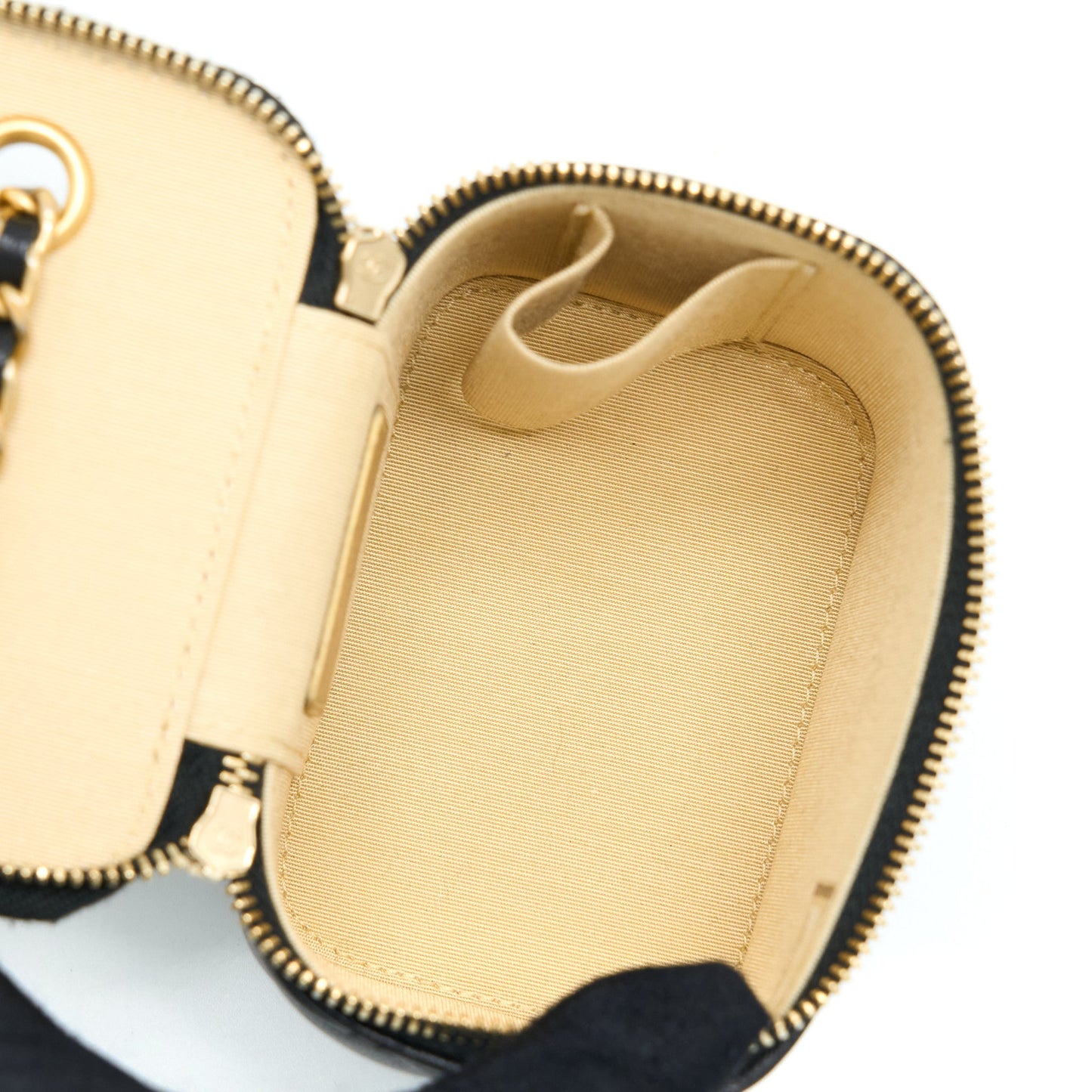 Chanel Pearl Crush Mini Vanity Lambskin Black