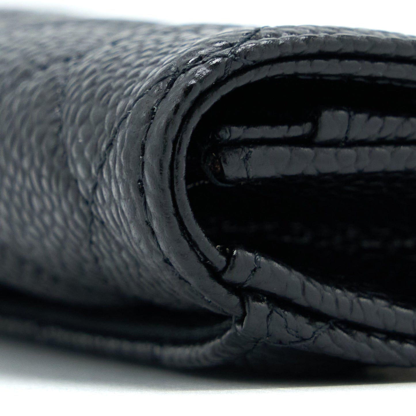 Chanel Classic Flap Card Holder Caviar Leather Black L