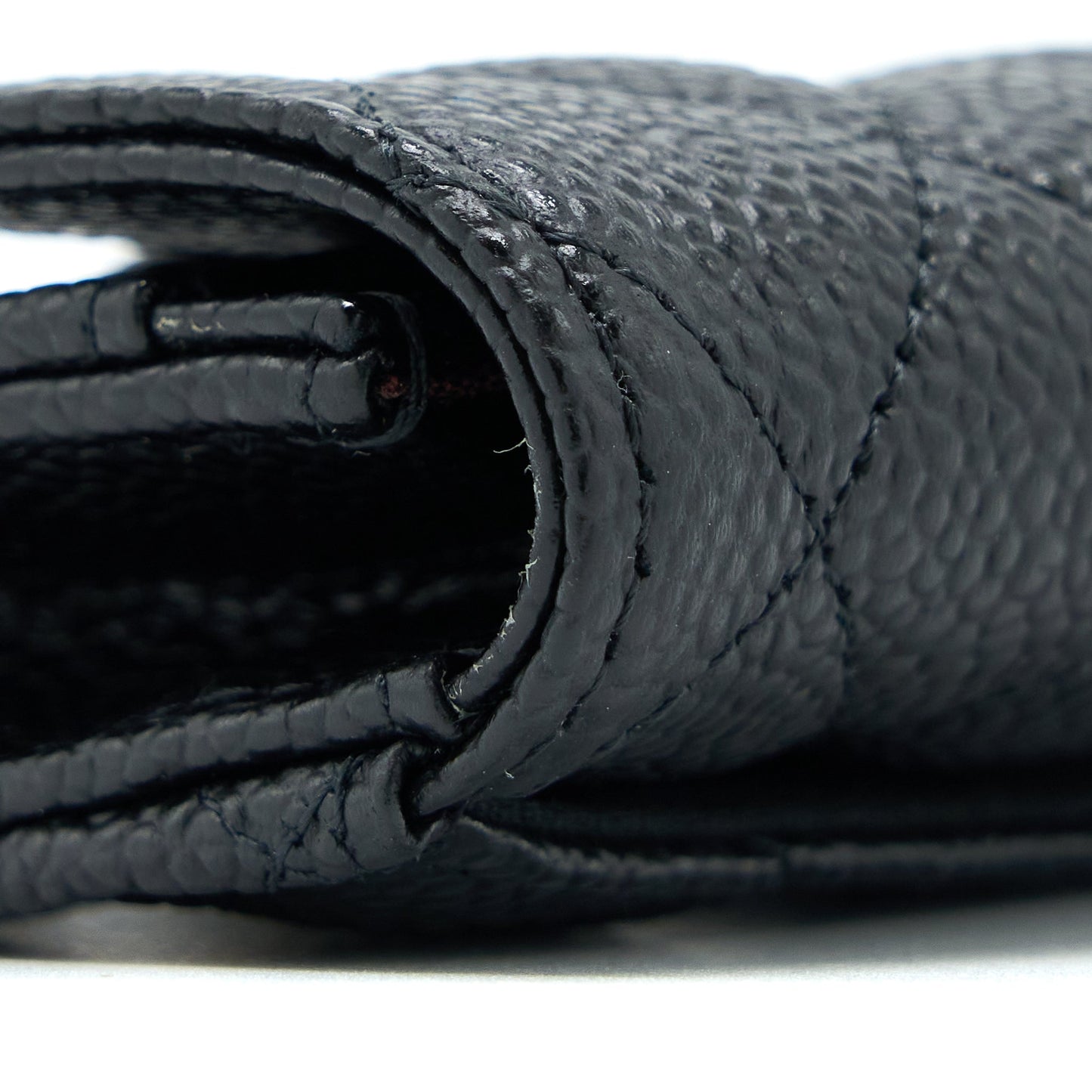Chanel Classic Flap Card Holder Caviar Leather Black L