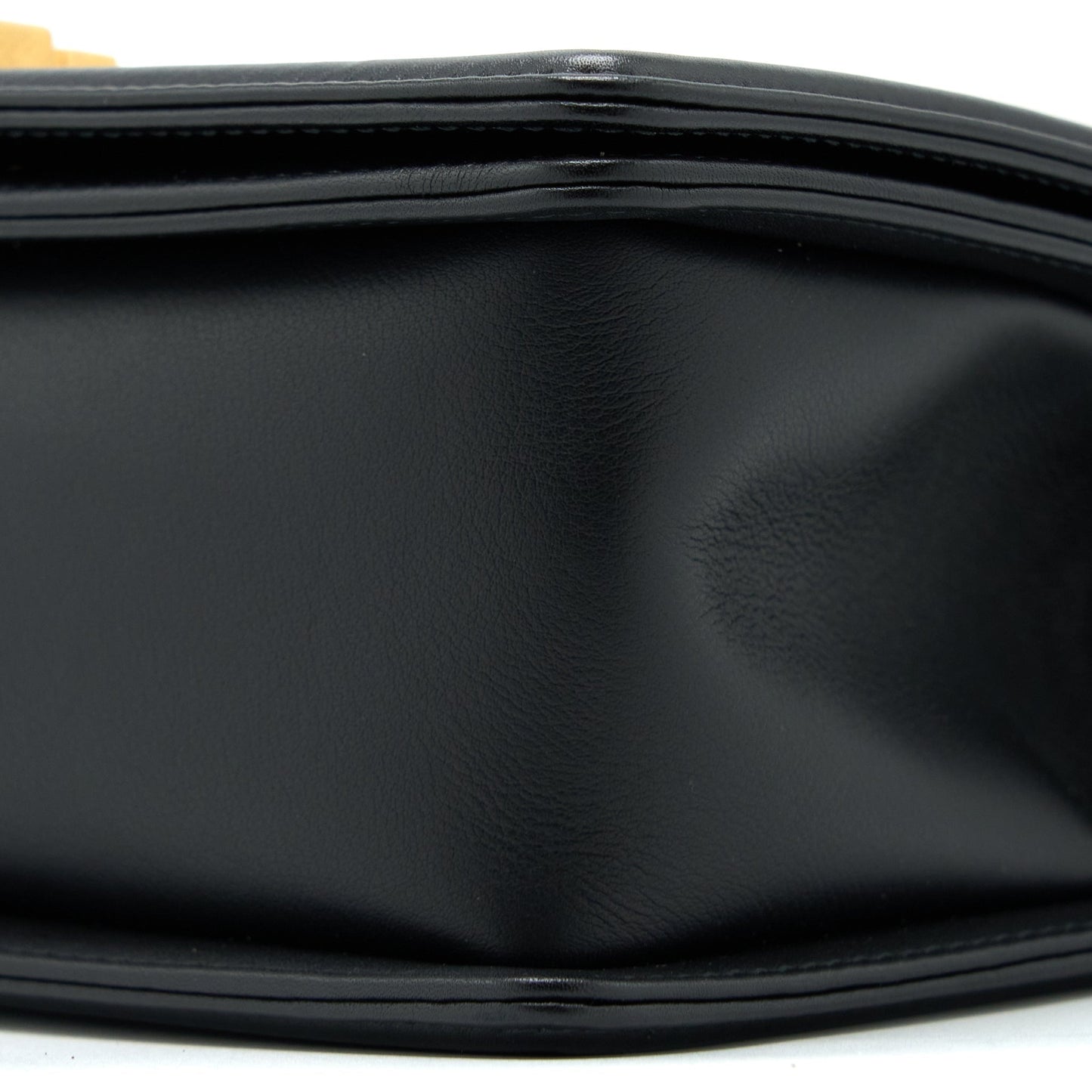 Chanel Medium Boy Bag Calfskin Black Brushed