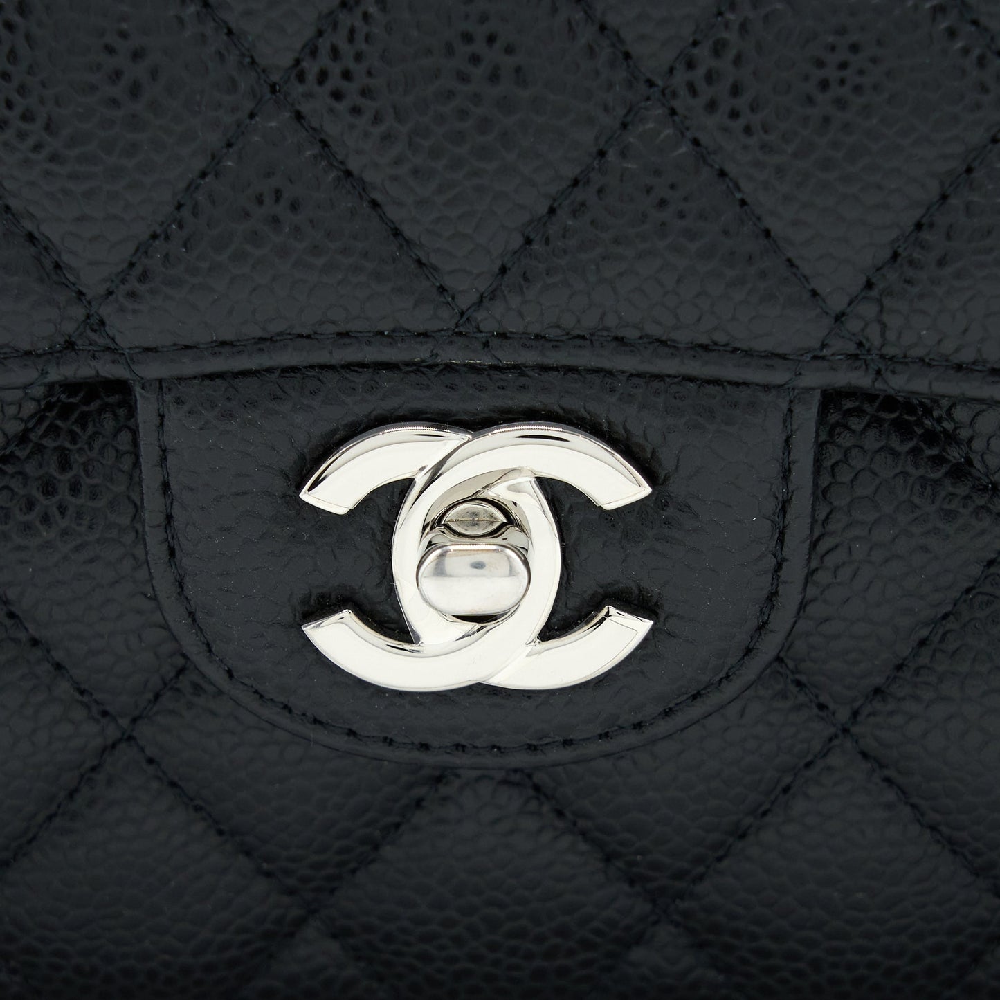 Chanel Small Classic Flap Bag Caviar Black
