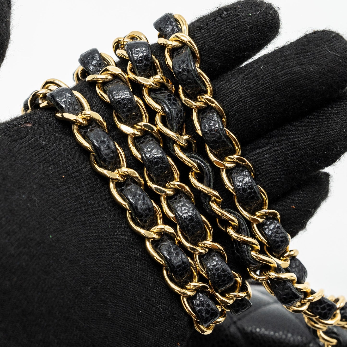 Chanel medium classic double flap bag caviar