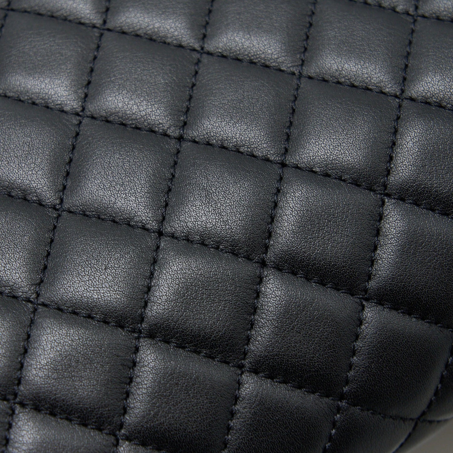 Chanel Medium Boy Bag Calfskin Black Brushed