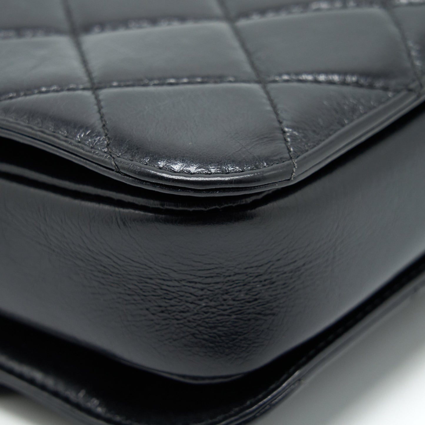 Chanel Perfect Edge Flap Bag With Calfskin Ruthenium