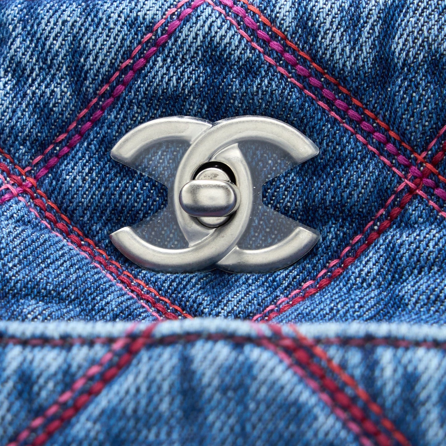 Chanel COCO Beach Denim Tote Bag  (Microchip)