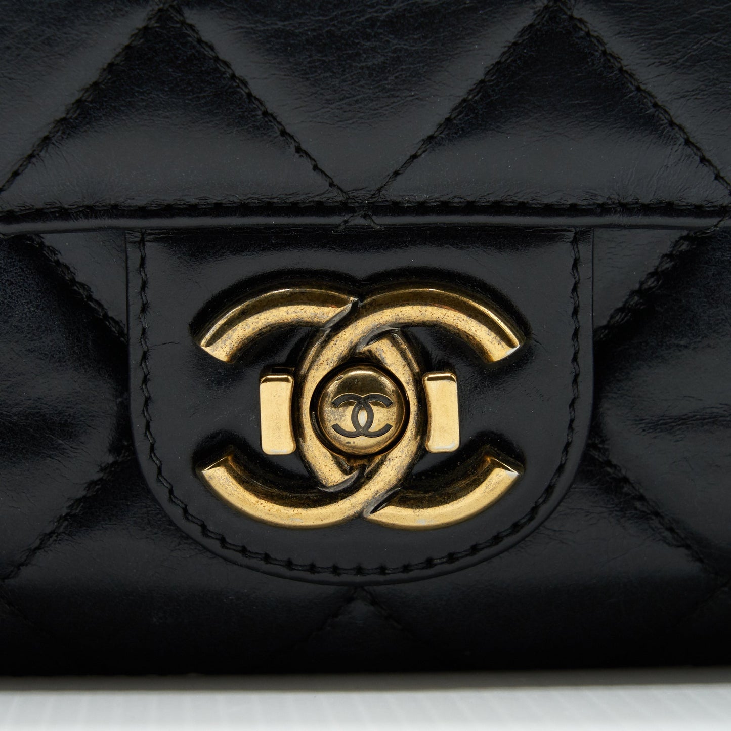 Chanel Perfect Edge Flap Bag With Calfskin Ruthenium
