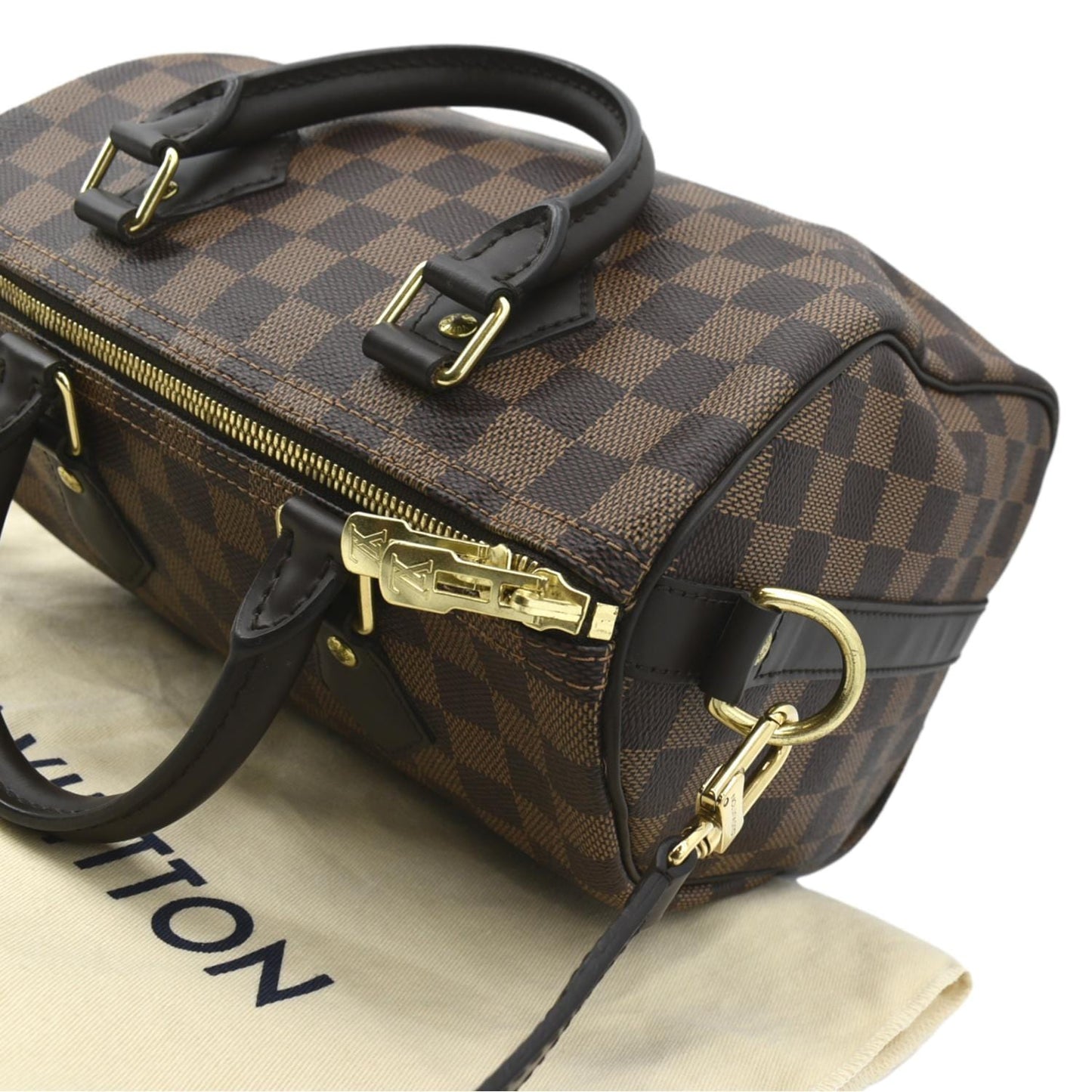 LOUIS VUITTON  25 Bandouliere Damier Ebene Shoulder Bag Brown