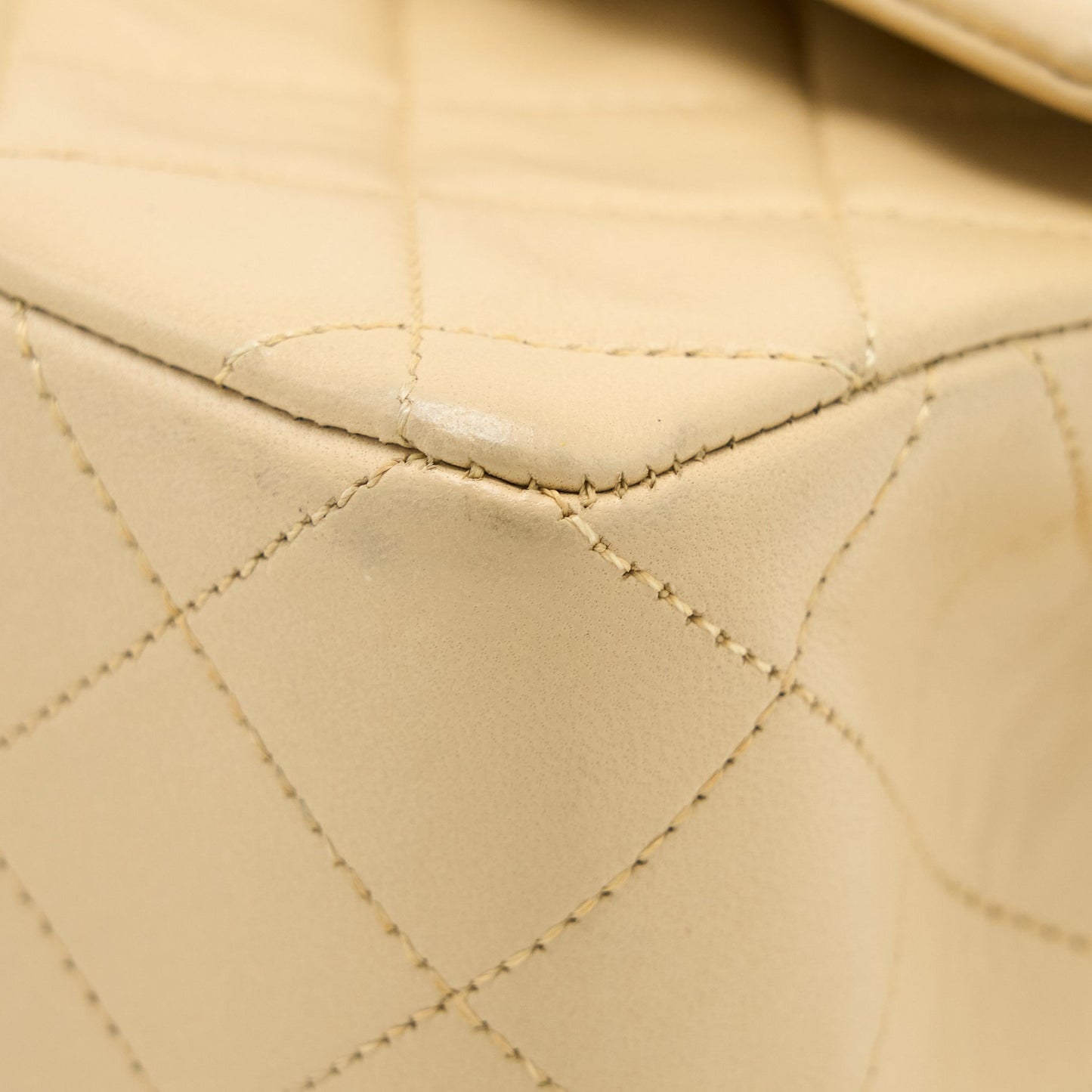 Chanel  Small Classic Double Flap Bag Lambskin Beige