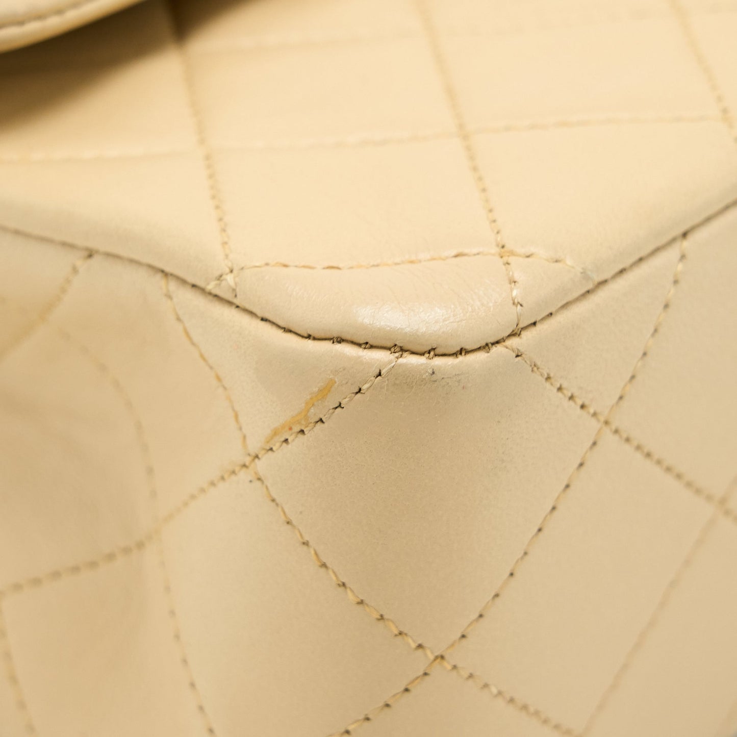 Chanel  Small Classic Double Flap Bag Lambskin Beige