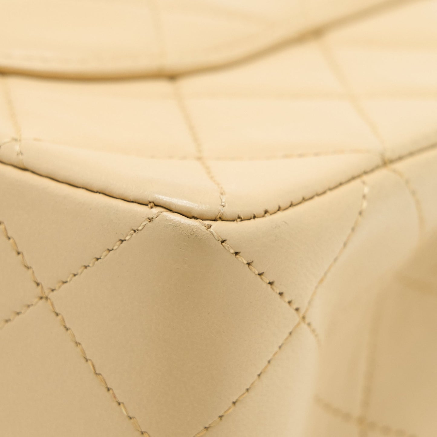 Chanel  Small Classic Double Flap Bag Lambskin Beige