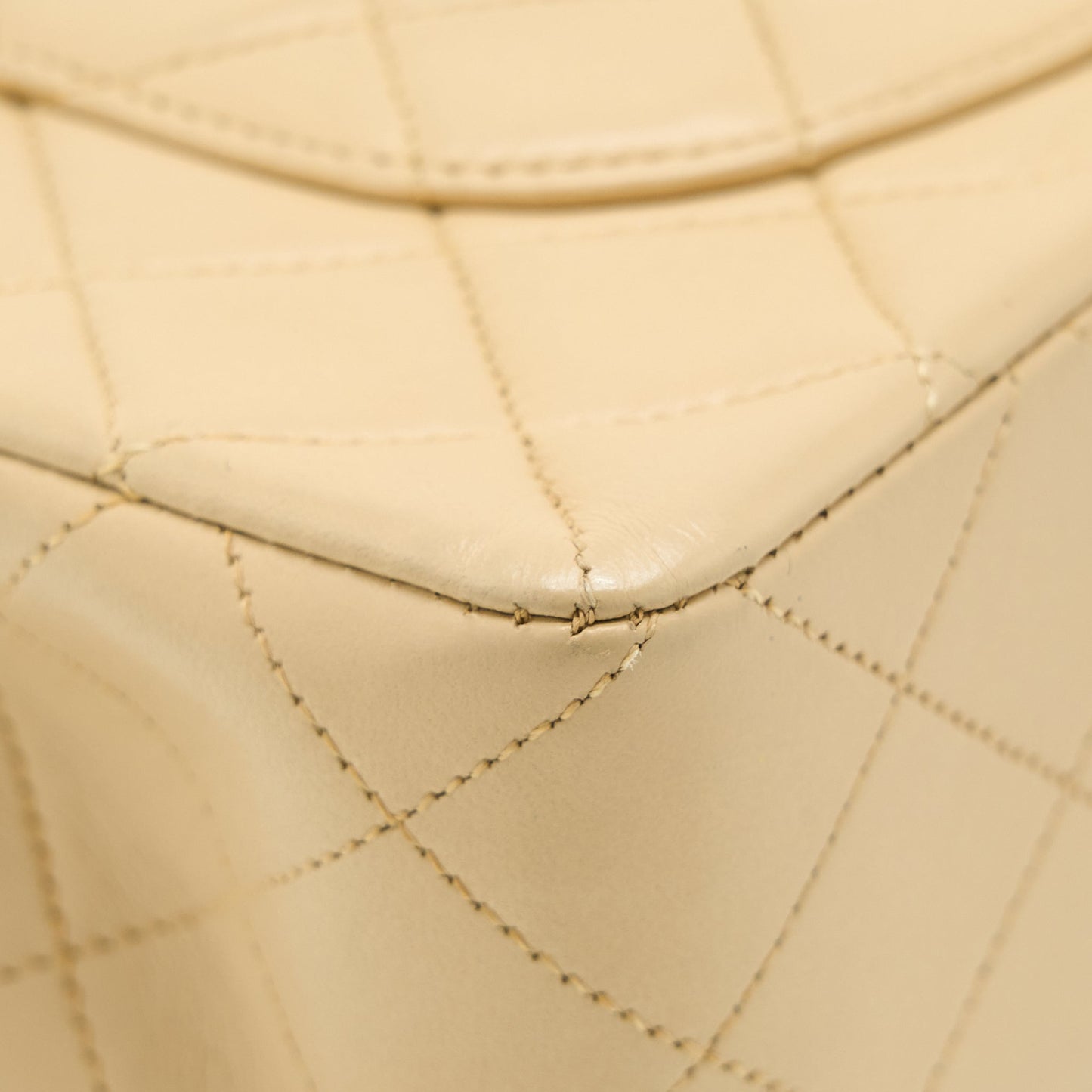 Chanel  Small Classic Double Flap Bag Lambskin Beige