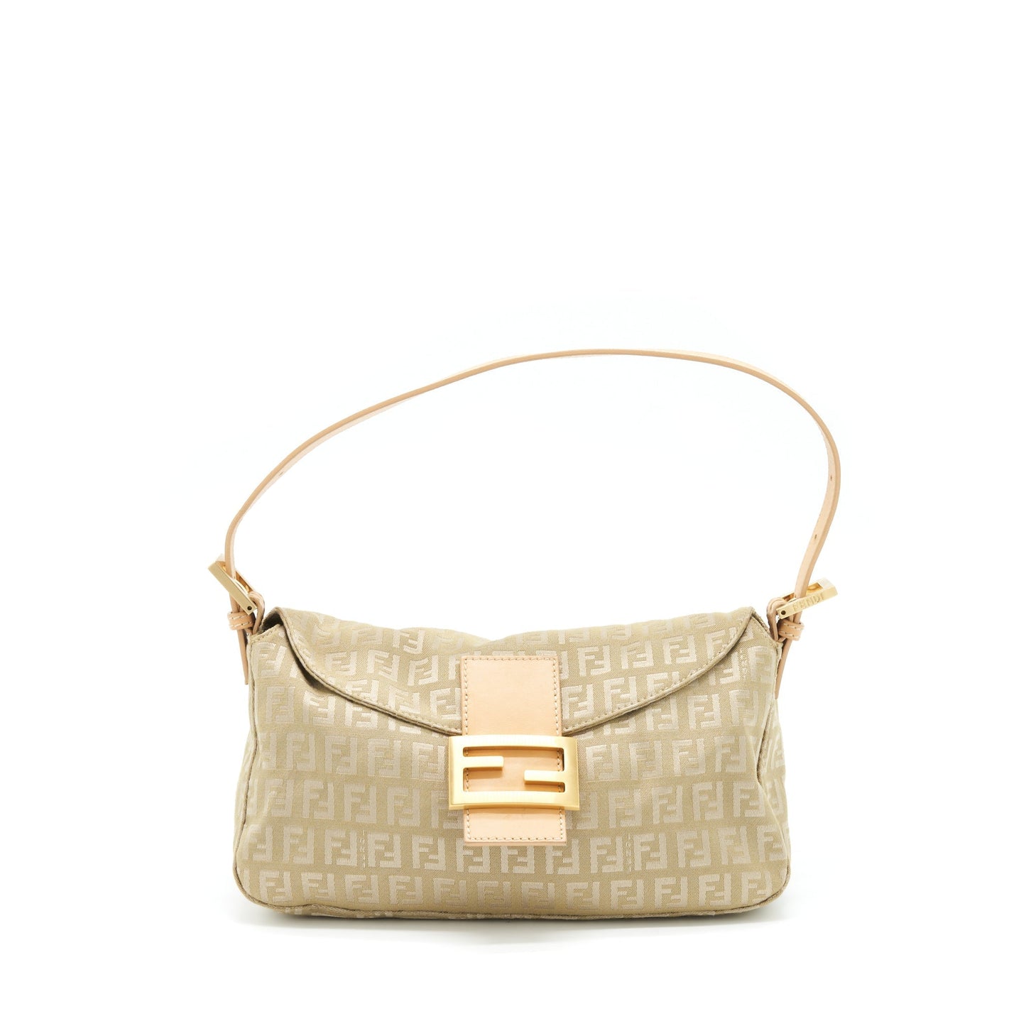 Fendi Vintage Baguette Fabric Beige
